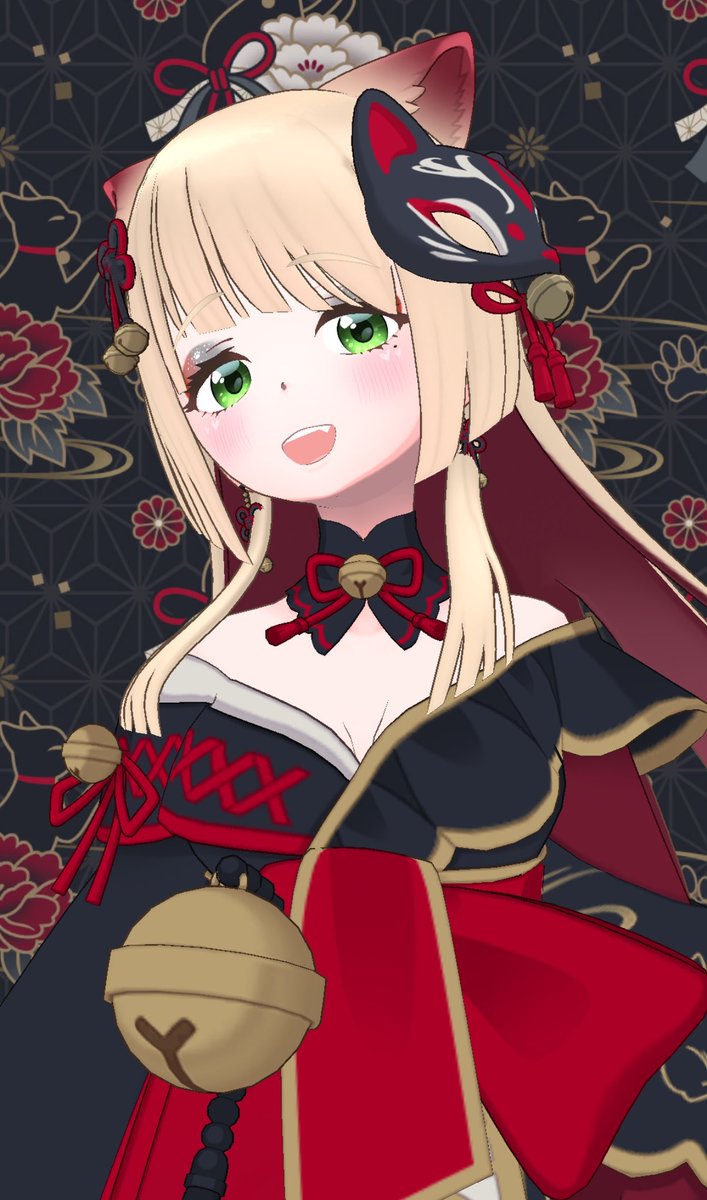 にゃー！ヽ(*'▽'*)ﾉ 試着！かわいい！ヽ(*'▽'*)ﾉ