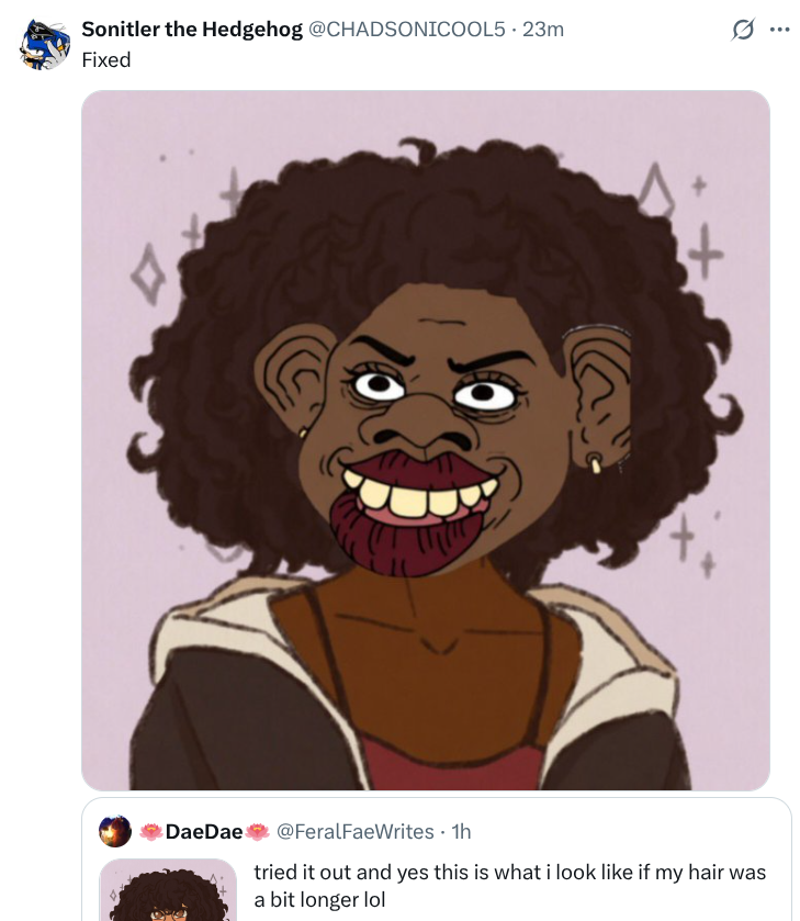 FeralFaeWrites's tweet photo. OKAY NOW THIS IS JUST STRAIGHT UP RACIST https://t.co/xz8TKZ63Ev