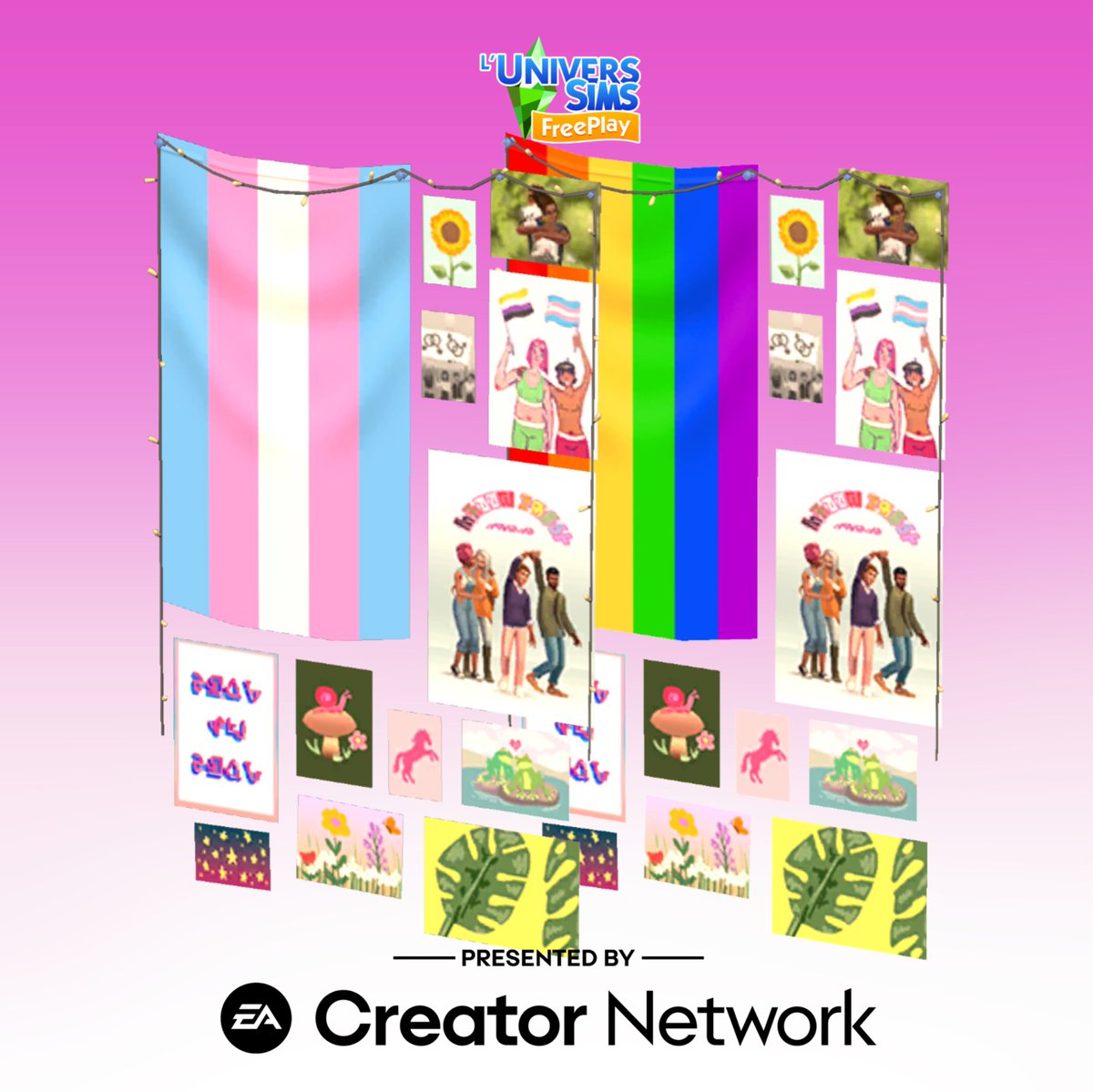 LuniverSims's tweet photo. #OnTheCaseUpdate accès anticipé
Nouveau Pack "Wall of Pride" disponible gratuitement du 16 au 23 juin

#TheSimsFreeplay #Sims #SimsFreeplay #TheSims #LesSims #LosSims #TheSimsJogueGratis #LuniverSimsFreeplay #pride #EACreatorNetwork #シムズフリープレイ #模拟人生畅玩版 https://t.co/l9T17VoKfJ