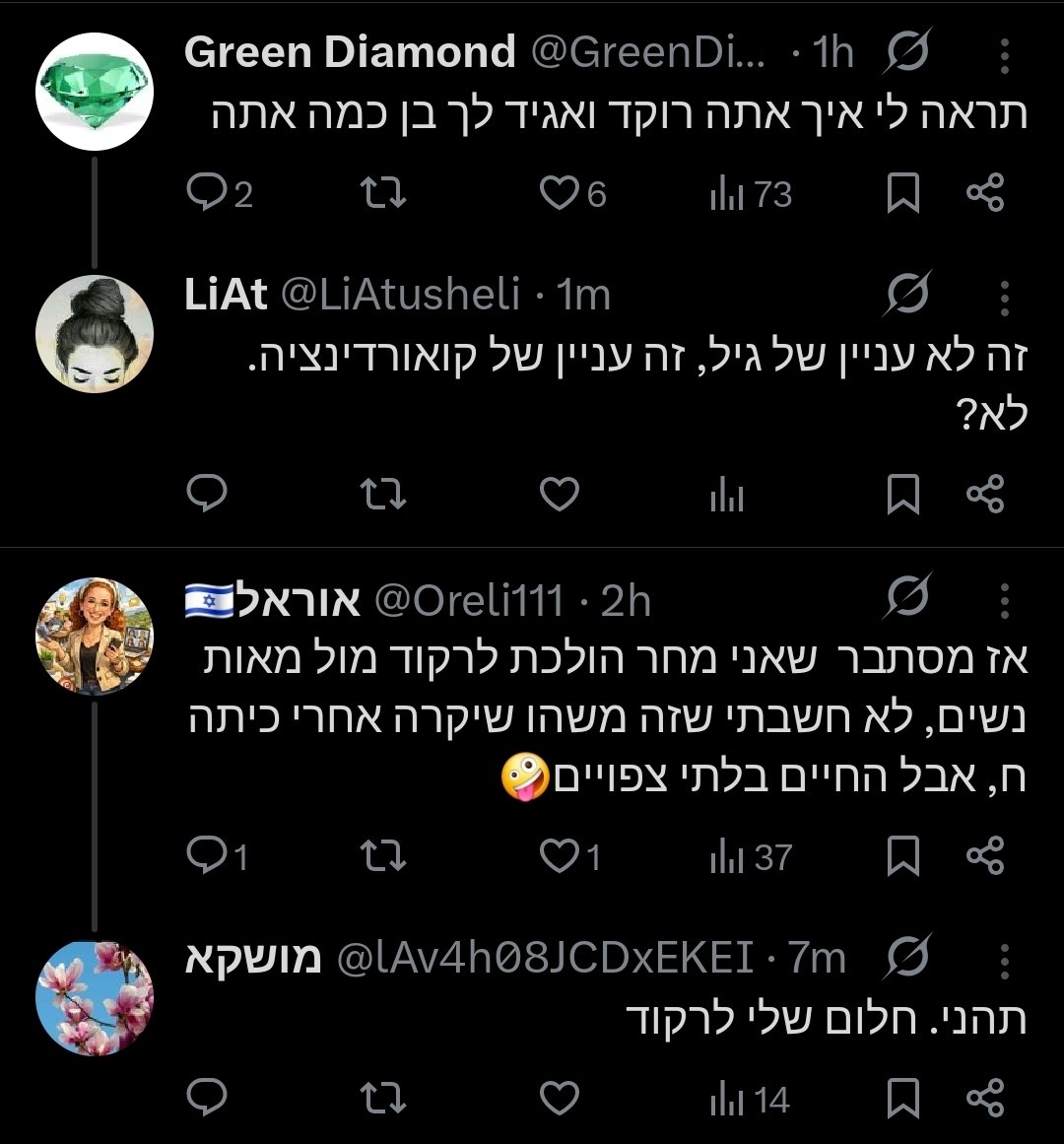 netanelfit's tweet photo. פתאום כל הפיד ריקודים 
#מנפלאותהטוויטר https://t.co/6uOmHdYTOY