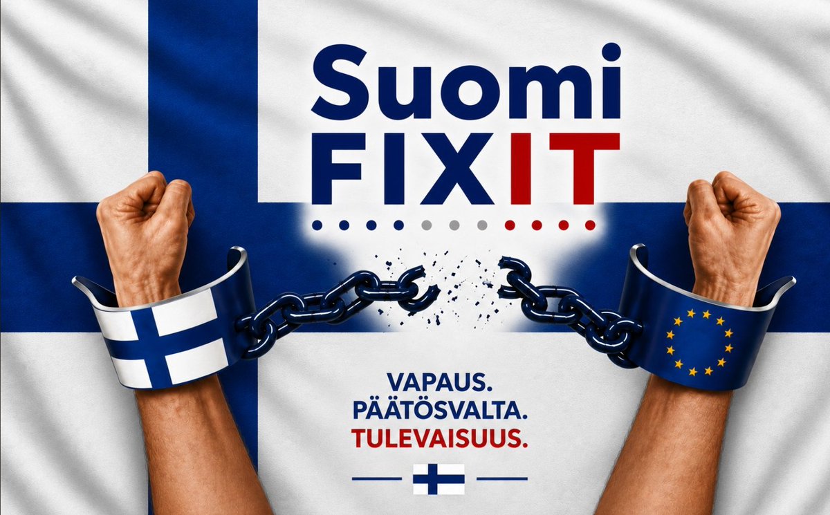 Kando_TJ's tweet photo. #fixit #euexit #freedom #finexit #enoughisenough - EU dictatorship and robbery must end ! 👋
Timescale : Yesterday ! https://t.co/qheCRBCJ8e