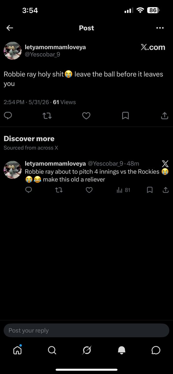 HumanCEGG's tweet photo. @Yescobar_9 @Rockies @MLB Cry baby cheesing a hour ago and prolly head 50$ on dude stfu https://t.co/Fcp9SS2lEP
