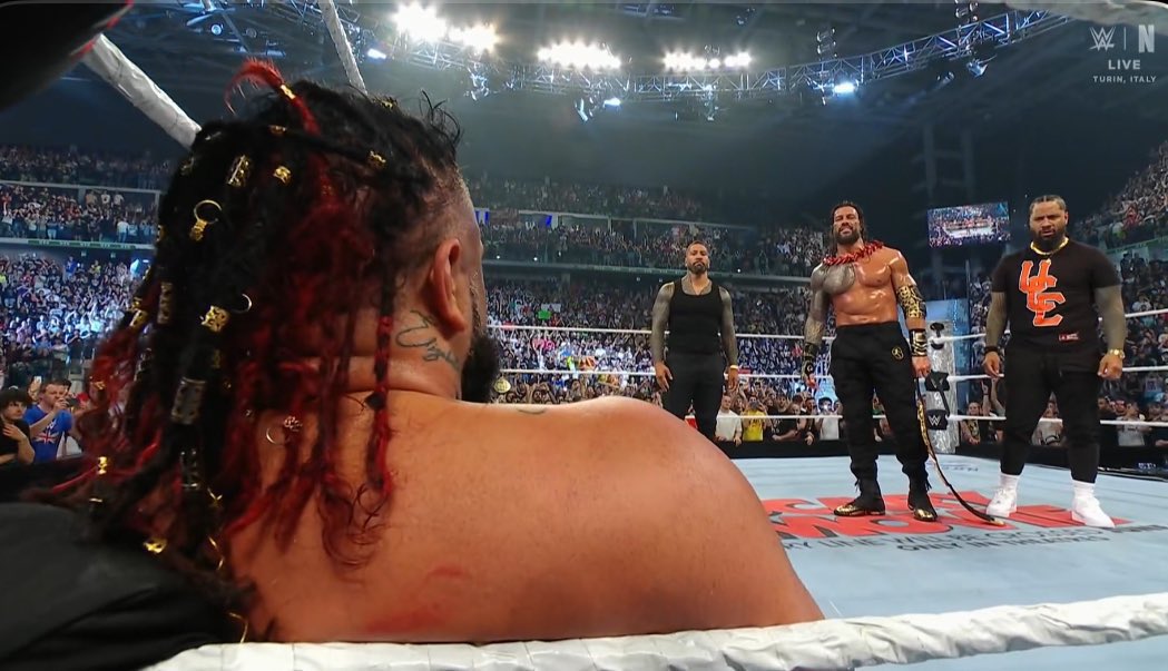 deetoxtheworld's tweet photo. unc’s soul genuinely belongs to Double R now 💔 getting your soul snatched twice is diabolical work 

#WWEClash https://t.co/xLCz8a1YOs
