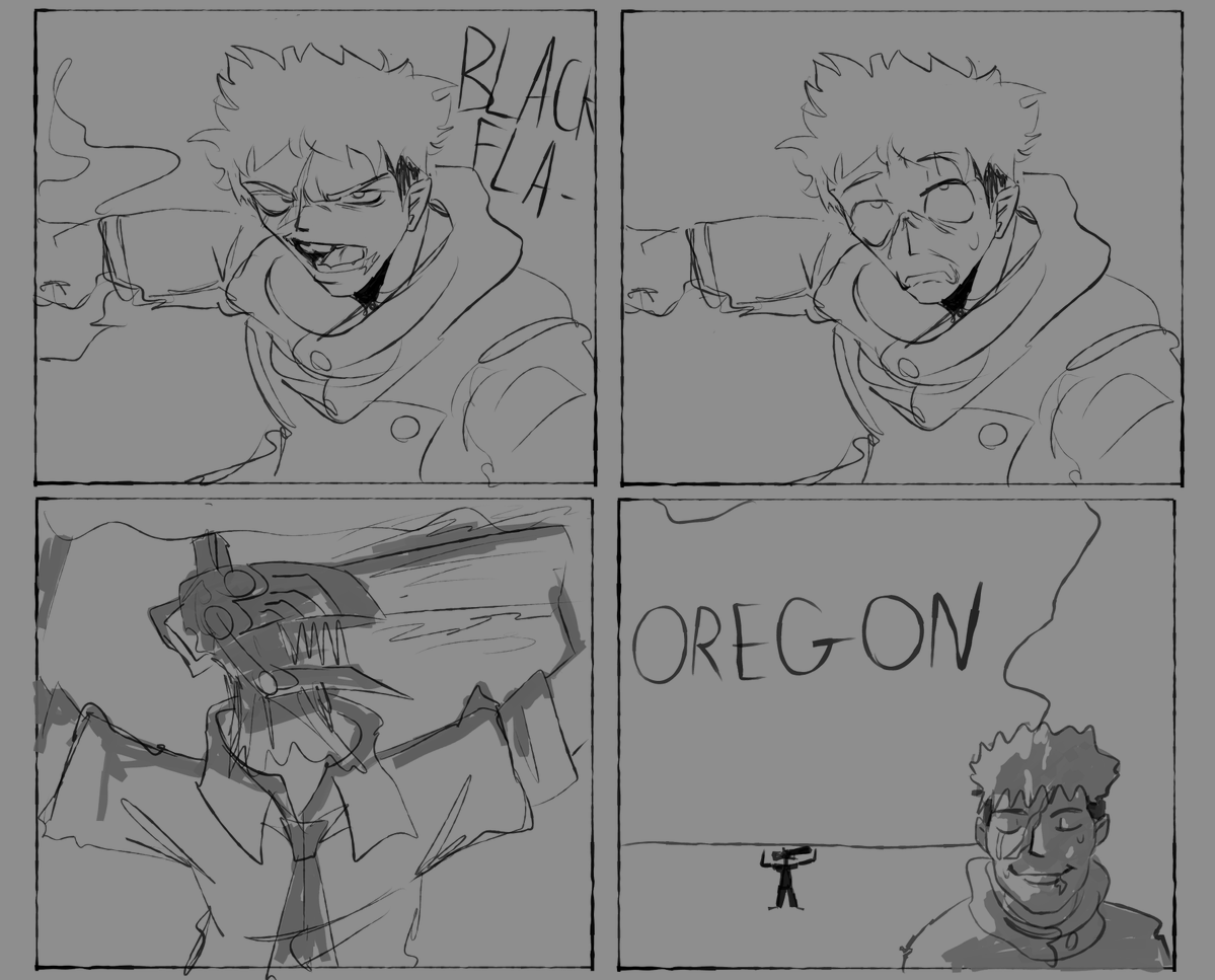 aaaaaron122's tweet photo. yuji vs denji fanart https://t.co/9MQJe1t97U