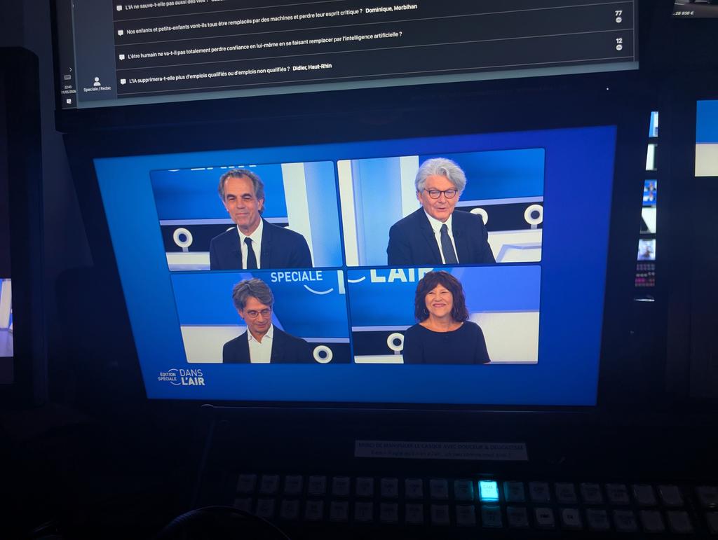 aureliefrex's tweet photo. Spéciale IA dans @Cdanslair en direct sur France 5 ! #cdanslair @FranceTV https://t.co/CY3MHskCfI