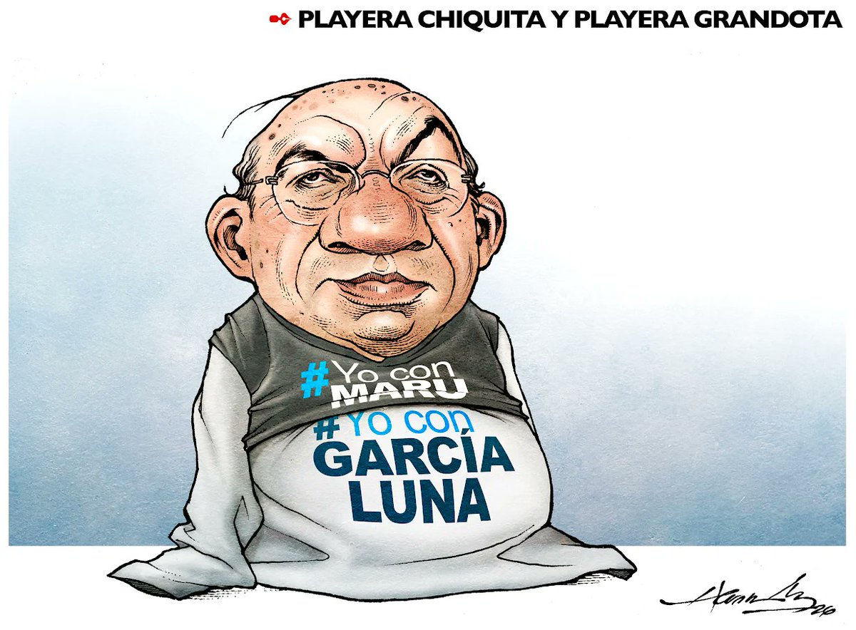 lajornadaonline's tweet photo. ✏️ #MonerosLaJornada Playera chiquita y playera grandota, cartón de @monerohernandez

https://t.co/Mn2gQ2EsrS https://t.co/lQAdv5myDl