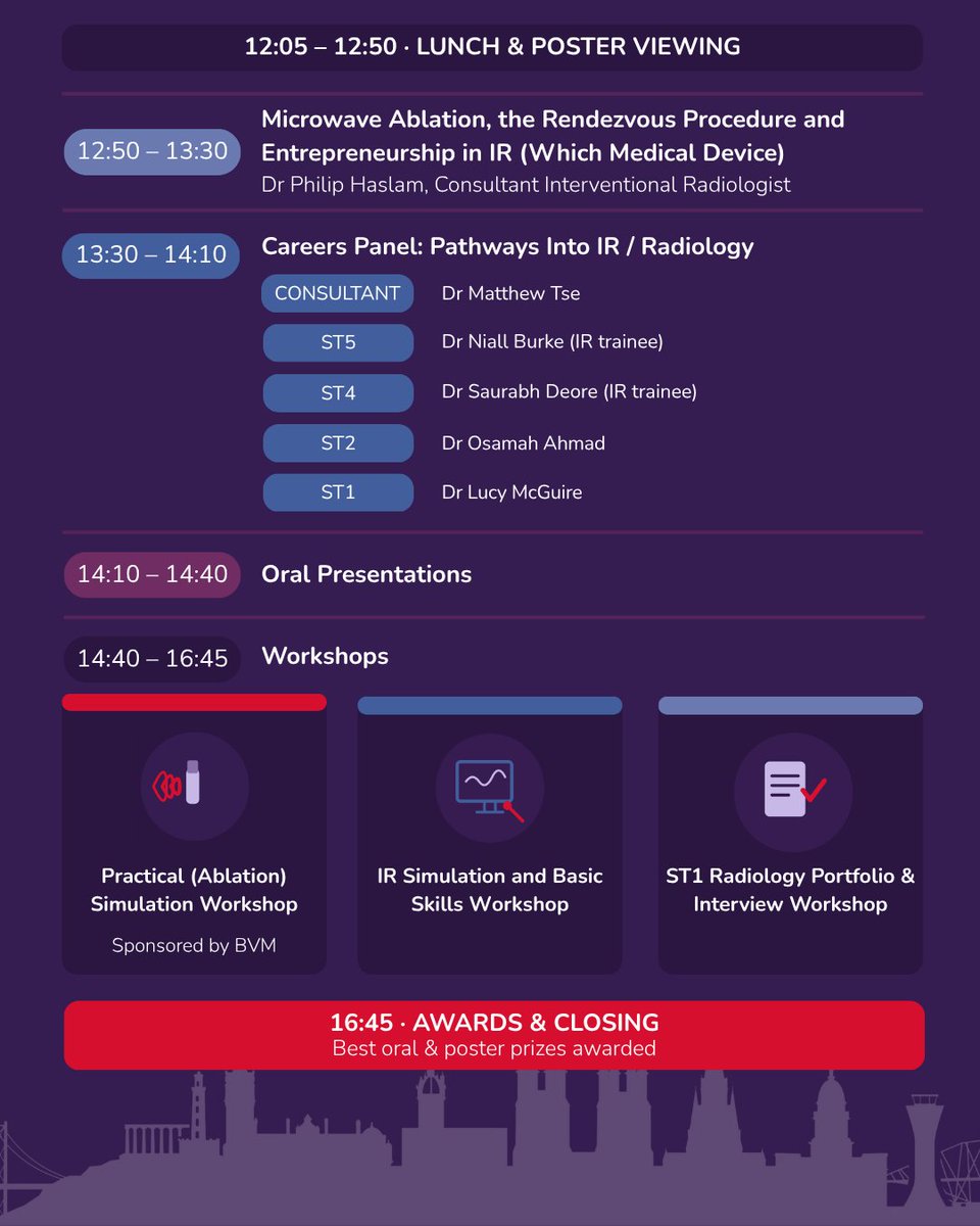 IR_Juniors's tweet photo. RIISE 2026 | Full Programme confirmed
Last chance to get tickets! Registration for RiiSE 2026 closes tomorrow 4pm, 1st June.

🔗 Register now
https://t.co/Mcs6Ksi0jW

#RiiSE2026 #BSIR #BSIRJuniors #Radiology #InterventionalRadiology #MedicalEducation #IRad #RadiologyTraining https://t.co/KUa3Rk3lak