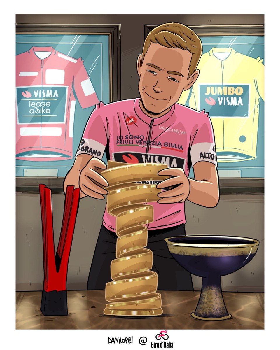 giroditalia's tweet photo. 🏆🏆🏆 Trilogy Completed.

🎨 @danilopergamo

#GirodItalia https://t.co/NcY6YGQ0dP