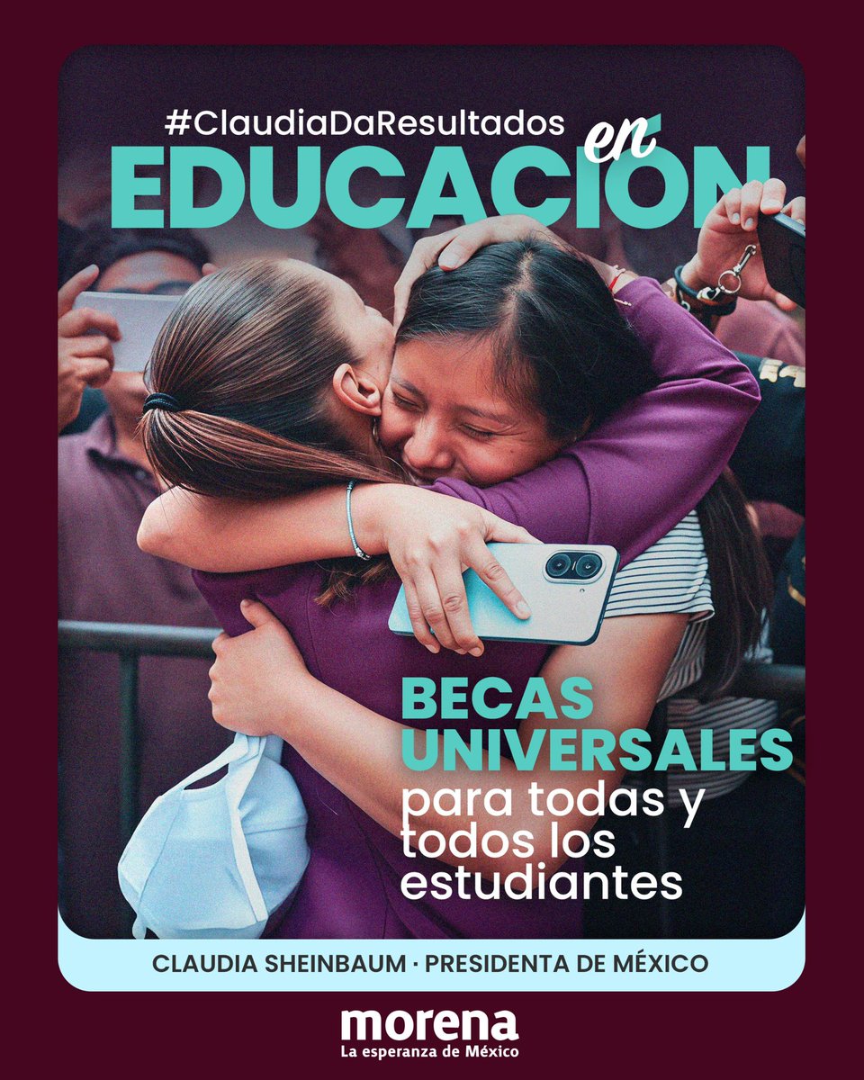 PartidoMorenaMx's tweet photo. #ClaudiaDaResultados con austeridad republicana y combatiendo la corrupción, el presupuesto alcanza para garantizar el bienestar de las familias mexicanas. https://t.co/V0XYnVHrSU