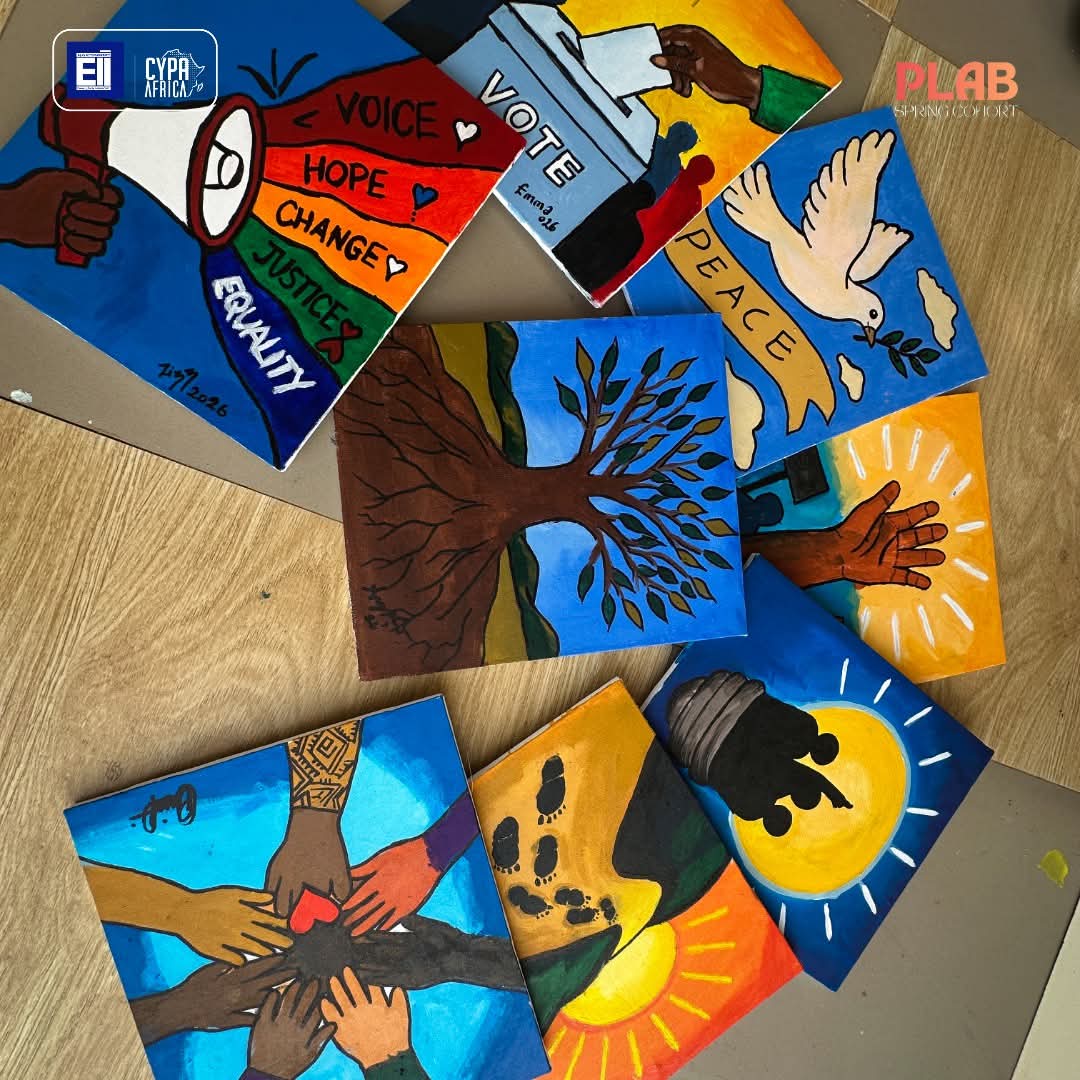 Paulittle's tweet photo. I had the privilege of participating in a painting session yesterday. It was my first time painting, and I truly love the experience. 
A big thank you to CYPA Africa  for providing this wonderful opportunity. I'm grateful for the experience and the chance to learn something new. https://t.co/Hrl20h3vXq