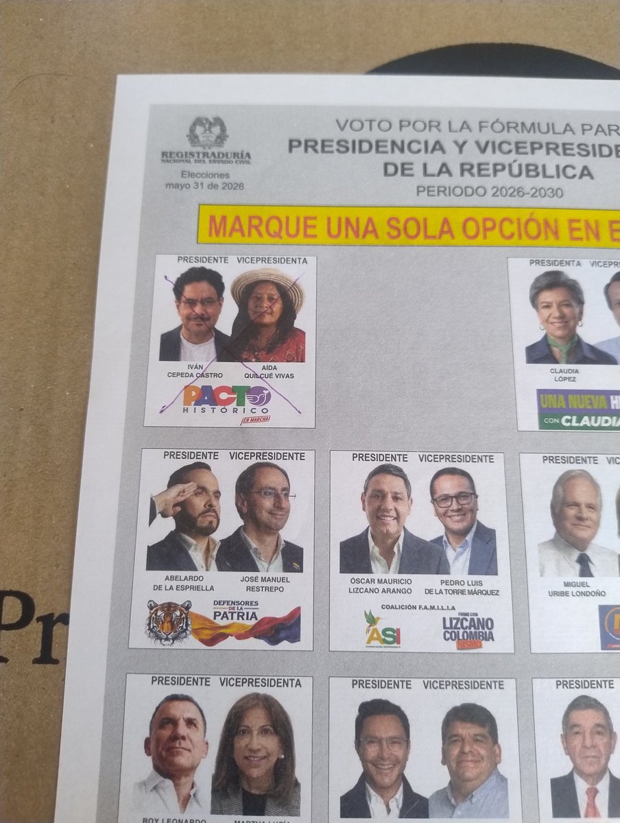 MCKAMALEON's tweet photo. @linamariagarri1 Cepeda presidente https://t.co/RpYztjzpjQ