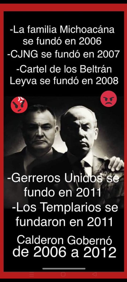 Genarovl's tweet photo. @FelipeCalderon @Reforma El origen de todos los males. https://t.co/BEFGJgwgbm