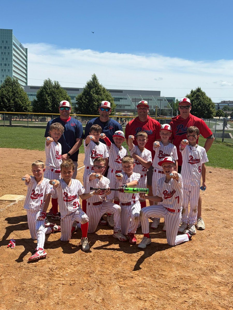 StampedeTourny's tweet photo. Congratulations to the @EAA_Baseball Prime 9 Bergman team for winning the Stampede Summer Slam AA Tournament.
@Chipsperform 
@DeMarini 
@bownet 
@OmahaParks 
@OSAA_Omaha https://t.co/L8ywpap14l