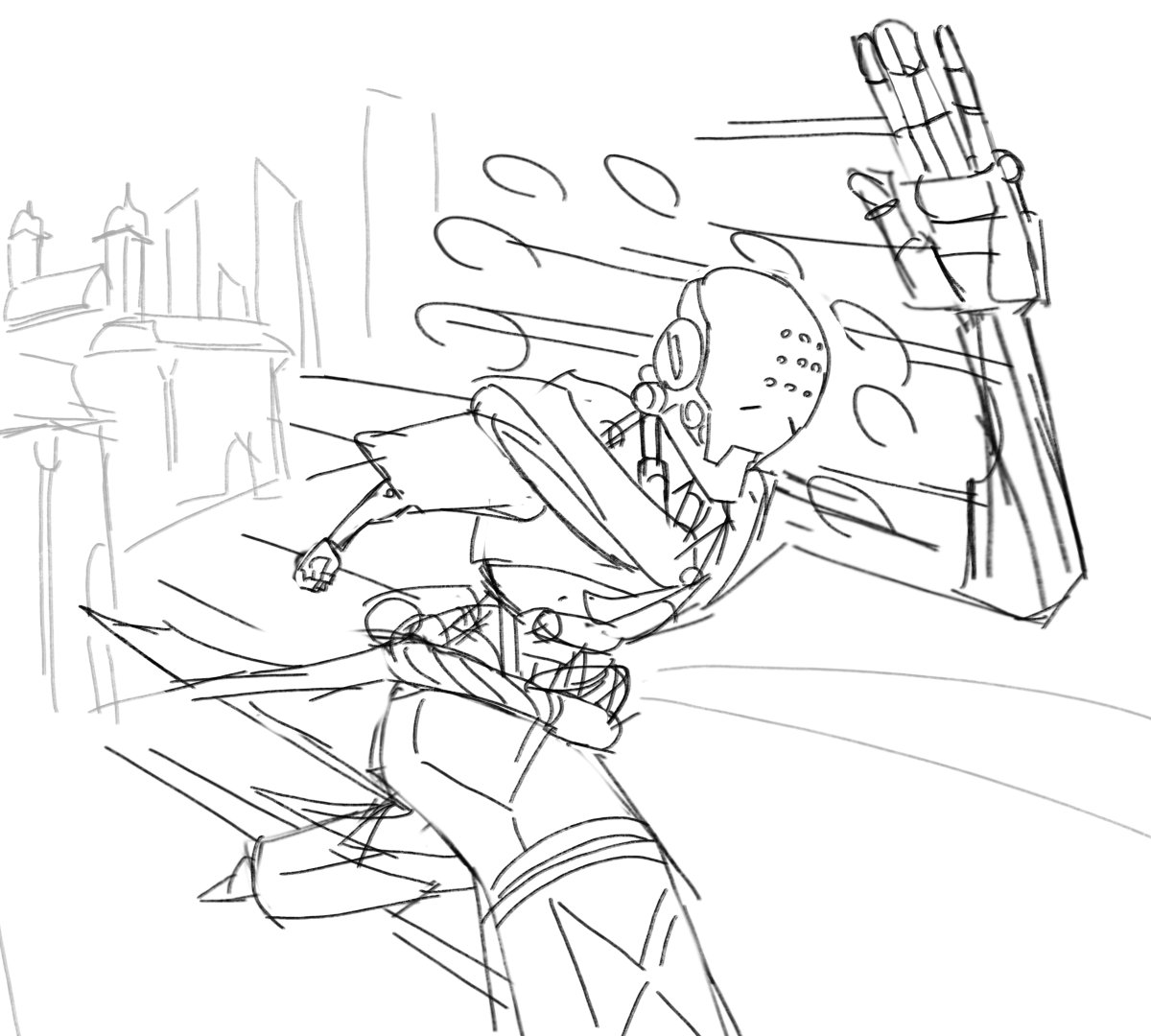 breaaadbin's tweet photo. This gotta be one of the stupidest things I've drawn
Zenyatta saves Genji's sorry ass (p1) https://t.co/Tbkjwx0MTU