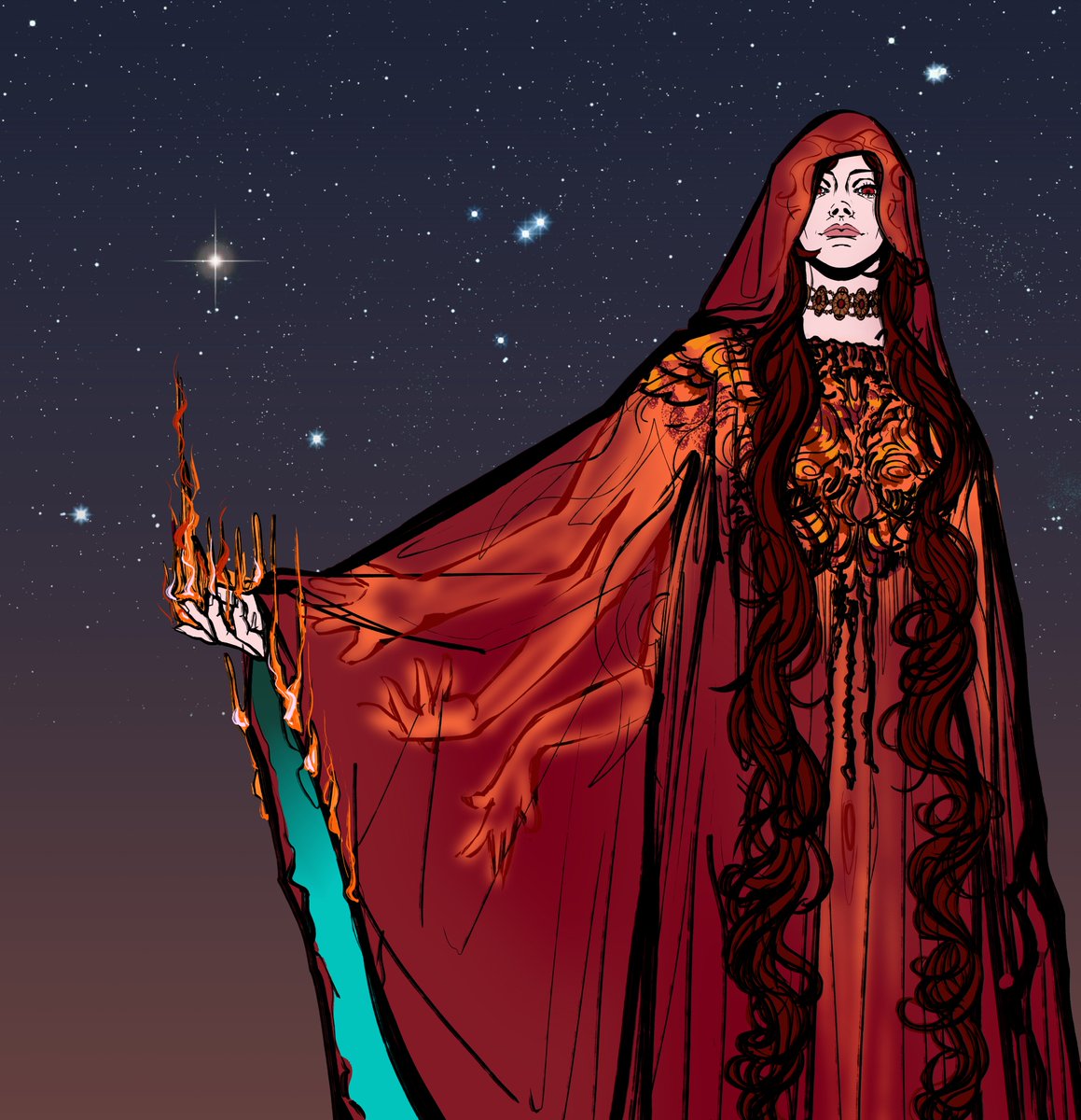 lamallomonas's tweet photo. Low-key Melisandre of Asshai (WIP)... 
#asoiaf #melisandre https://t.co/tqvHpCBuTI