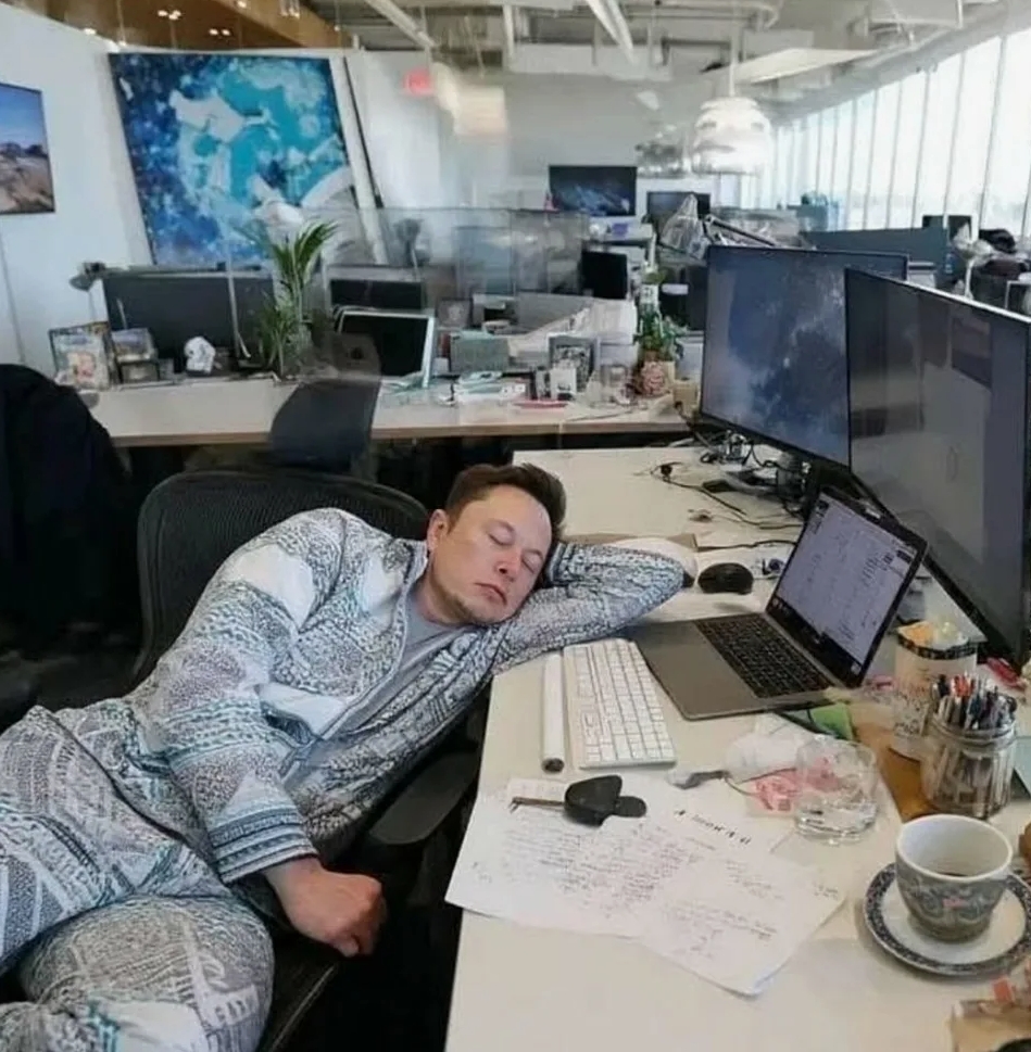 eKhutor's tweet photo. Elon!
While you're sleeping, the enemy is grinding! https://t.co/wcKrfDl8VX