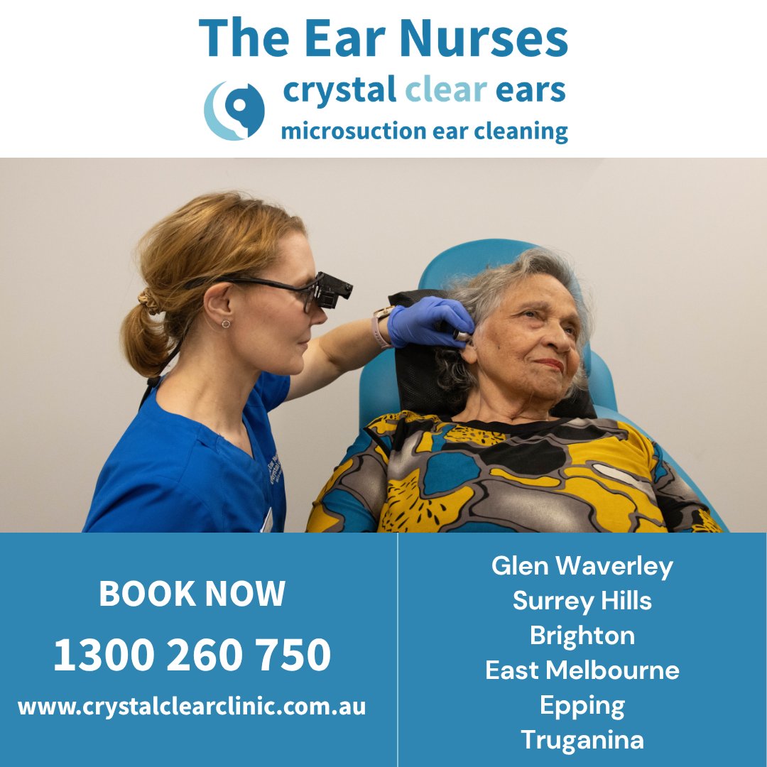 theearnurses's tweet photo. Our experienced team provides gentle, professional care for:
✔ Ear wax removal
✔ Ear cleaning
✔ Foreign object removal
✔ Removal of dry skin build up 
✔ Removal of infective debris

Multiple Melbourne locations

📞 Book now: 1300 260 750
🌐 https://t.co/1W3TOyDdwb https://t.co/Rp0RdQAHlo