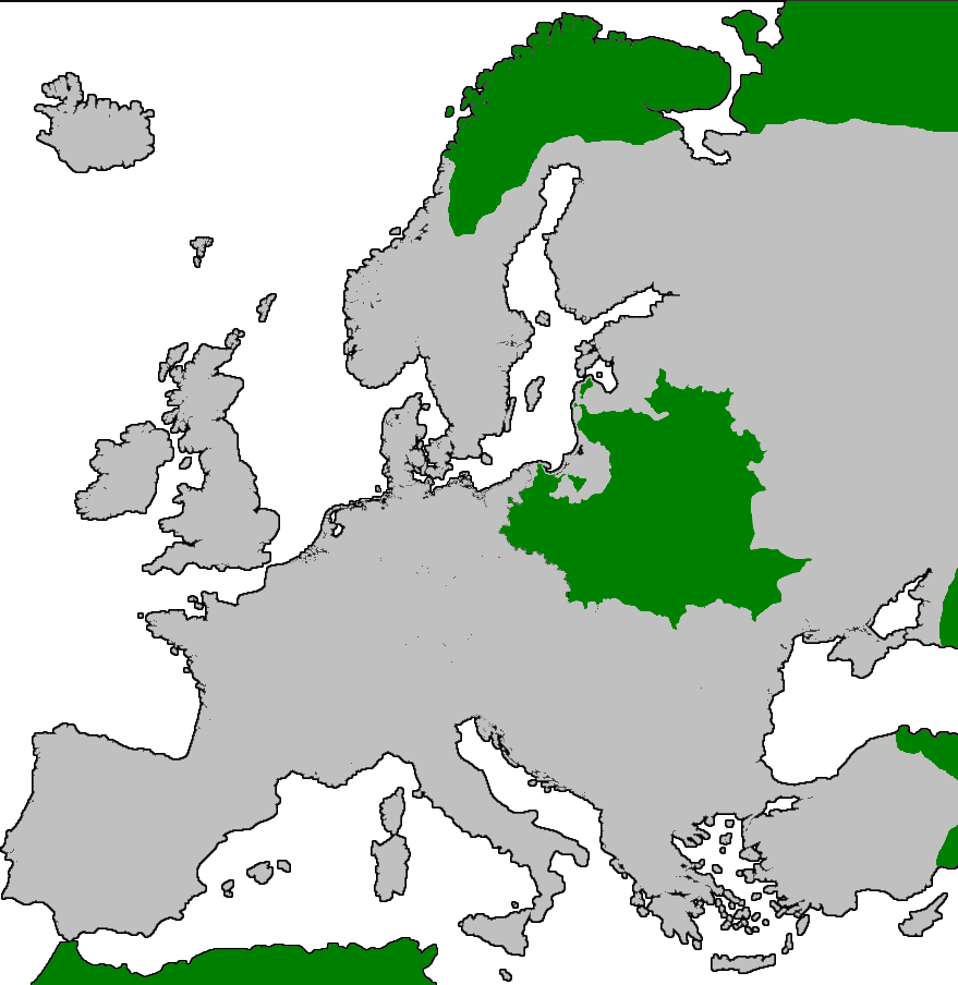 ZeraWitch's tweet photo. map of regions in and around Europe where civilisation is known to exist https://t.co/x5gOfsMD42