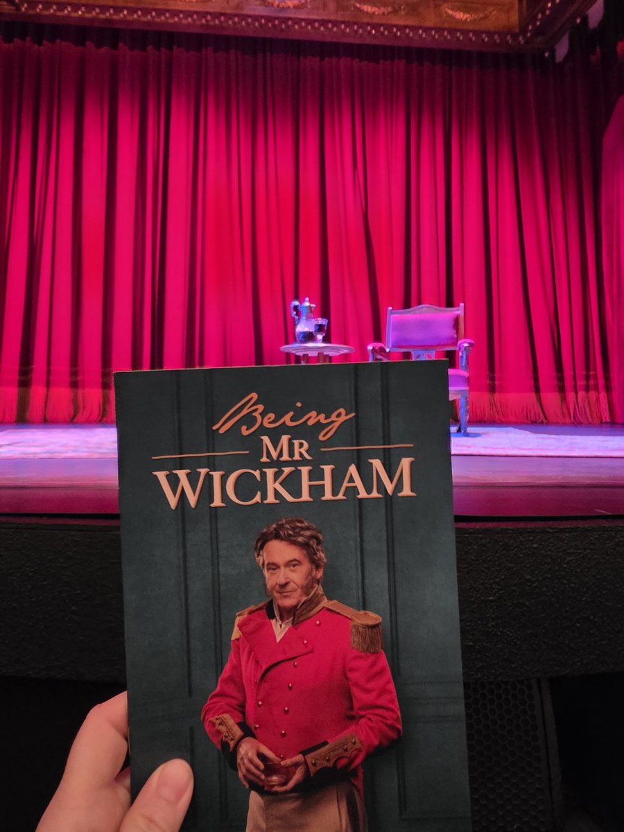 bezerinatour's tweet photo. Battling through the Arsenal fans to get to the theatre was stressful, but it was totally worth it to see @OriginalTheatre Being Mr Wickham 😍, a dream come true for a 1995 P&amp;P superfan! Just got to make it home now 🙈 https://t.co/7WM5cvBPhF