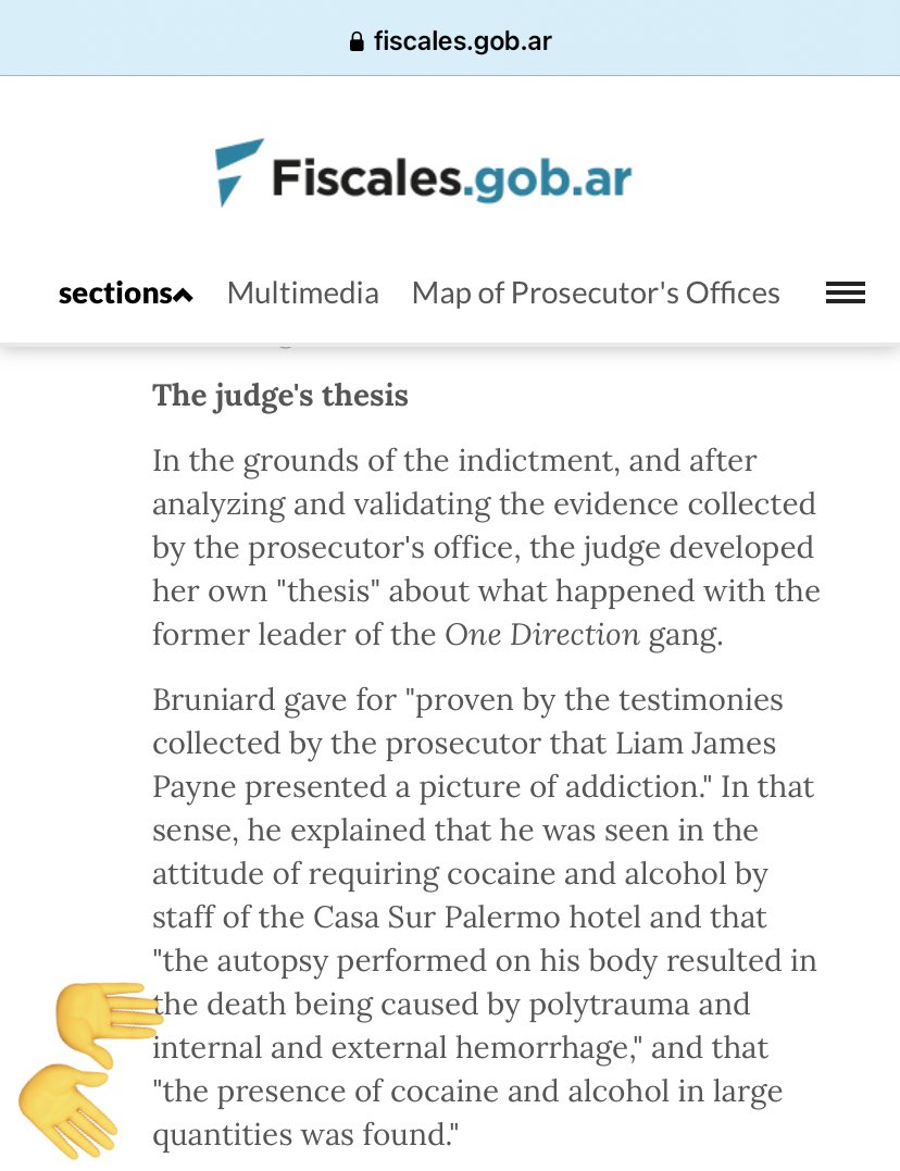 sweetmotivs's tweet photo. The toxicology report posted by @FiscalesGobAr, which was given to the Payne family, said that Liam had ONLY TRACES. The wording DOES make a difference. “Only traces” cannot mean any amount. It means that he had a SMALL amount in his system; not enough for him to accidentally take his own life. Why did #LauraBruniard change the amount in her thesis, and why isn’t this raising concerns to officials? 

#JusticeForLiam #LiamPayneAppeal #ExposeTheCorrupt #CorruptionLiamCase @UKinArgentina @DSCairns @mauroszeta @ArgentinaEmbCol @TMZ