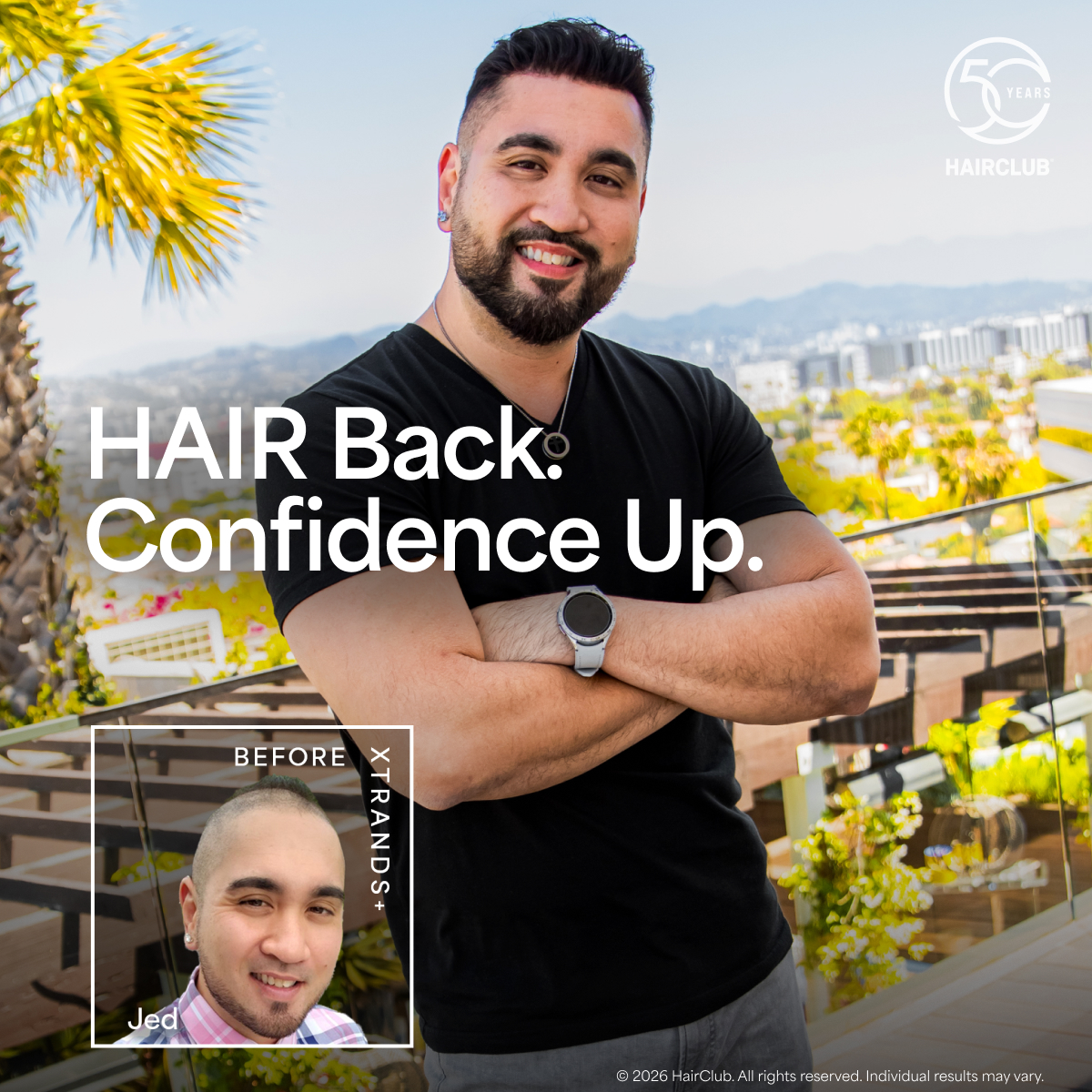 HairClub's tweet photo. If #hairloss has been on your mind, now is the perfect time to take the first step toward a change.

At HairClub, we offer a range of personalized solutions for every stage of hair loss.

The sooner you start, the sooner you can enjoy the difference.

https://t.co/M8YdlrgVnC https://t.co/gcjmS5xGbq