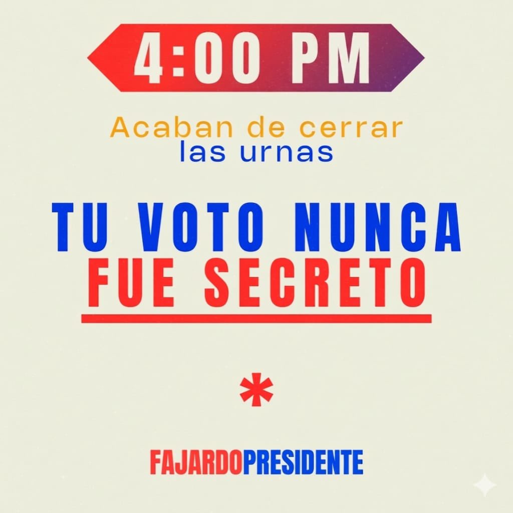 sergio_fajardo's tweet photo. Tu voto nunca fue secreto #FajardoPresidente https://t.co/GZotfm1od0