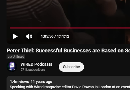 kaiwlson's tweet photo. for some reason WIRED has unlisted their peter thiel q&amp;a

only reason i see this is because it was in my liked https://t.co/VeRdaRtFKd