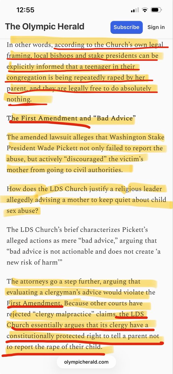 Jenn_NextDoor's tweet photo. Interesting timing: Today the LDS Church/D.Todd taught mmbrs abt importance of religious freedom/Constitution.

My opinion: Mmbrs are being primed to support the church’s 1A defenses for ‘failure to report’ in high-profile LDS CSA cover-up cases. (ie D.Todd &amp; Oaks son-in-law.) https://t.co/9C094EaSxQ