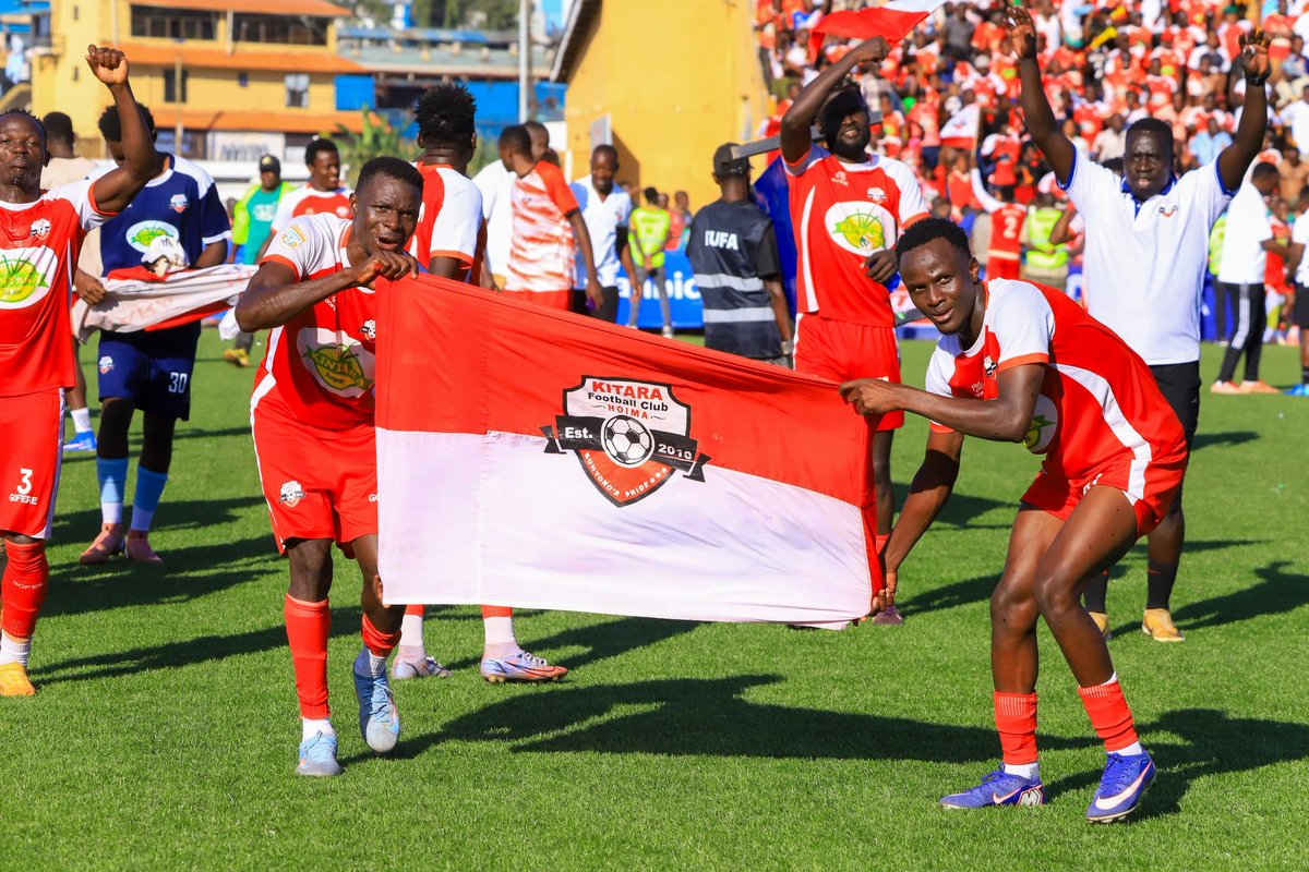 KitarafcHoima's tweet photo. Did you feel the Earthquake? 
That's the effect of Kitara Fc winning a Trophy! https://t.co/cYcrYhdRZW