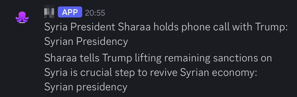 poliboinsights's tweet photo. Real-time info is everything.

While the news of Trump’s call with Sharaa broke, the Polymarket odds jumped from 2% to 100% in minutes.

Anyone with the right feed at the right moment just hit a 50x.

Prediction markets don’t lie — they react to reality instantly, before mainstream media even finishes writing the headline.

That’s not luck. That’s infrastructure.

Join in the waiting room - link in bio 🏆

#polibo #polymarket