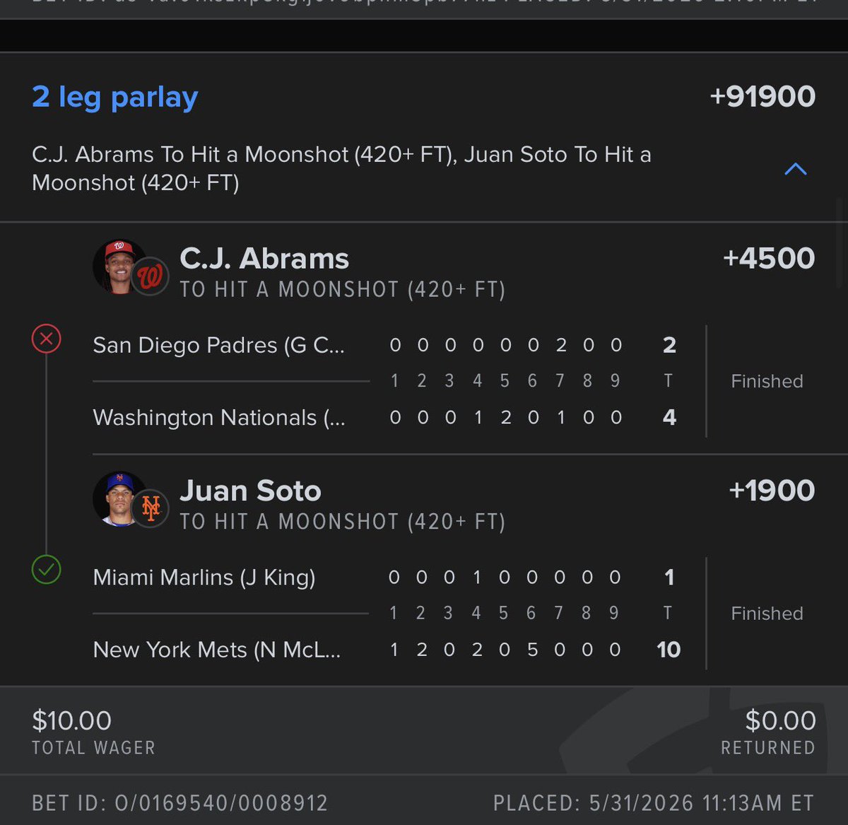 StussedouT's tweet photo. @HomeRunPredict I’m going to figure this out just wait! https://t.co/Zgl7CTNnxj