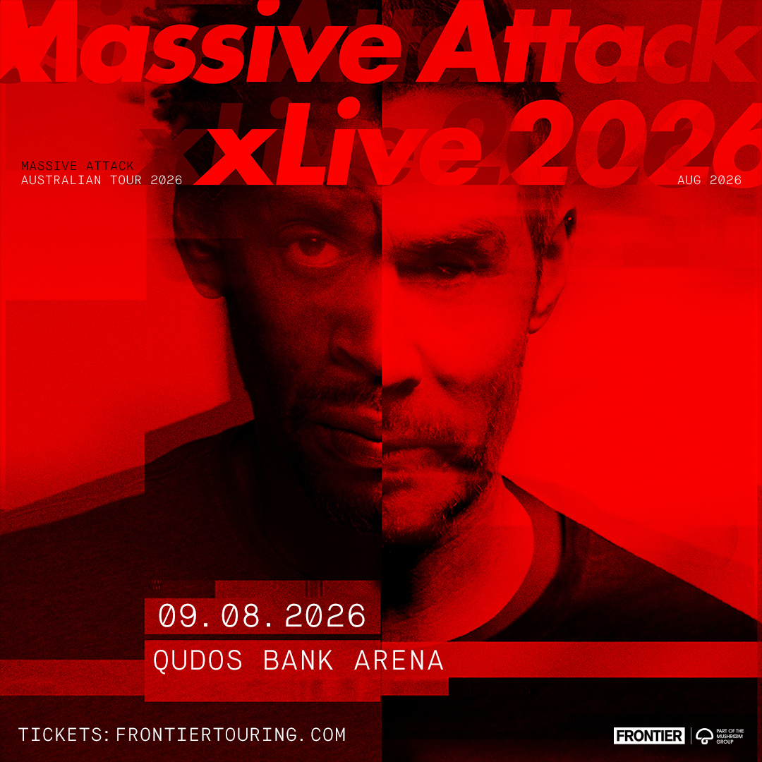 qudosbankarena's tweet photo. JUST ANNOUNCED! Massive Attack is hitting the stage at Qudos Bank Arena on Sunday 9 August!

Tickets go on sale at 3:00pm on Friday 5 June. https://t.co/Kqr04s9V6F