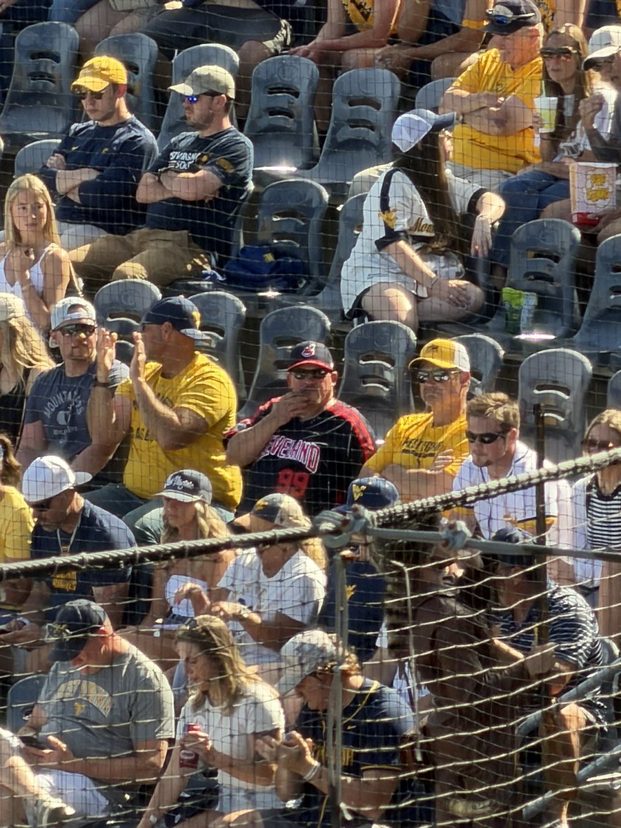 Taylor_Kennedy7's tweet photo. A tip of the cap to this gentleman wearing a Cleveland Indians Ricky Vaughn jersey. Certified ball knower. https://t.co/VTREXgDMth
