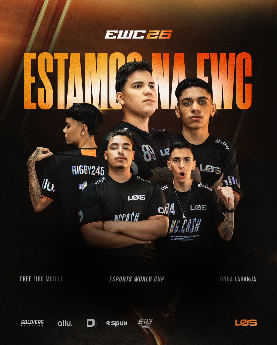 losgrandesgg's tweet photo. A SUA LOS ESTÁ CLASSIFICADA PARA A EWC 🇫🇷

Batemos na trave na final da #FFWSBR, mas garantimos uma das vagas para representar o Brasil e a Onda Laranja no mundial da França 🇧🇷🧡

Parabéns pela classificação, meninos!
@raone7ff, @l1paox, @mtsexyff, @rigby245_, @gneraaal, @yagoexe_, @analista_jayaa e @icarograzinoli!

#goLOS