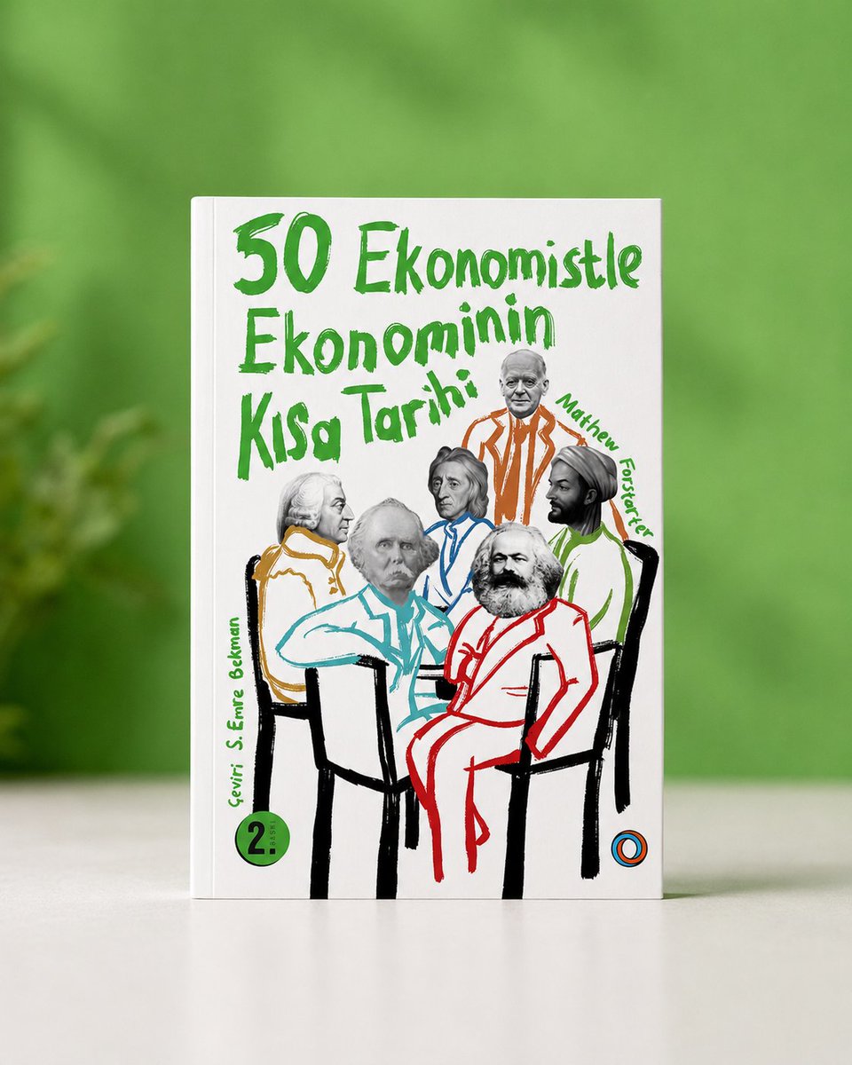 orendakitap's tweet photo. 50 Ekonomistle Ekonominin Kısa Tarihi fikirleriyle insanlığı kökten değişime uğratmış olan Locke, Marshall, Marx ve Keynes gibi düşünürler üzerinden en önemli iktisadi hareketleri anlatıyor. https://t.co/Lpvf8QX6WF