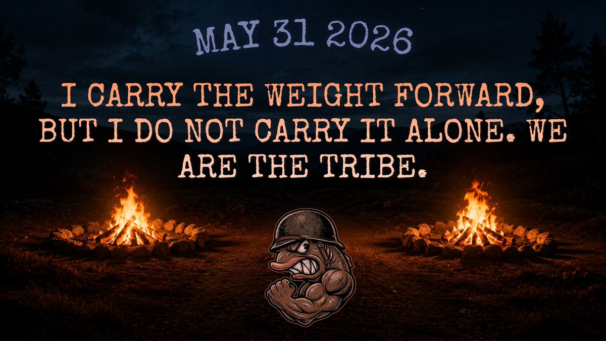 HellfishHaven's tweet photo. You never had to carry it alone, and you don't have to start now. The tribe is with you. Look left. Look right. Someone is walking the same ground.
#BattleBuddies #CommunityStrong #HellfishHaven https://t.co/SuxXHjioZR