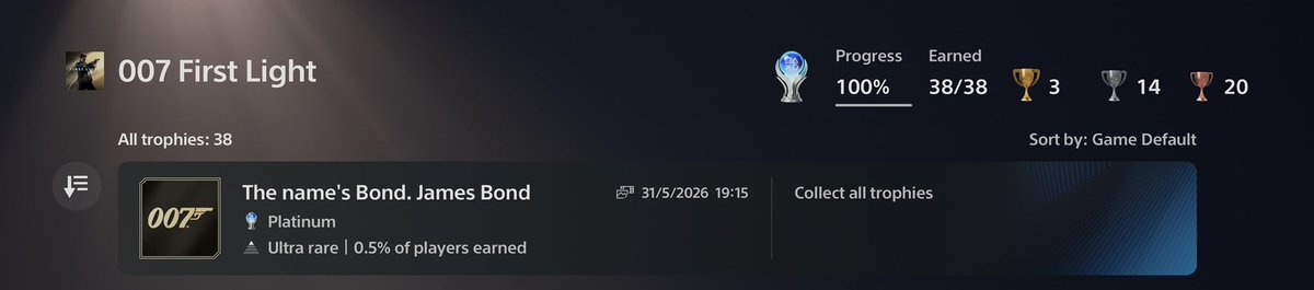 Mattt96_'s tweet photo. Far too many people come to the internet for validation and to be told what to do and what to enjoy. This was absolutely fantastic. I’m a James Bond fan since the Roger Moore days so I appreciate this game so much. Can’t wait to see what’s in store going forward👏🏻 @007GameIOI https://t.co/voPUxP5CjE