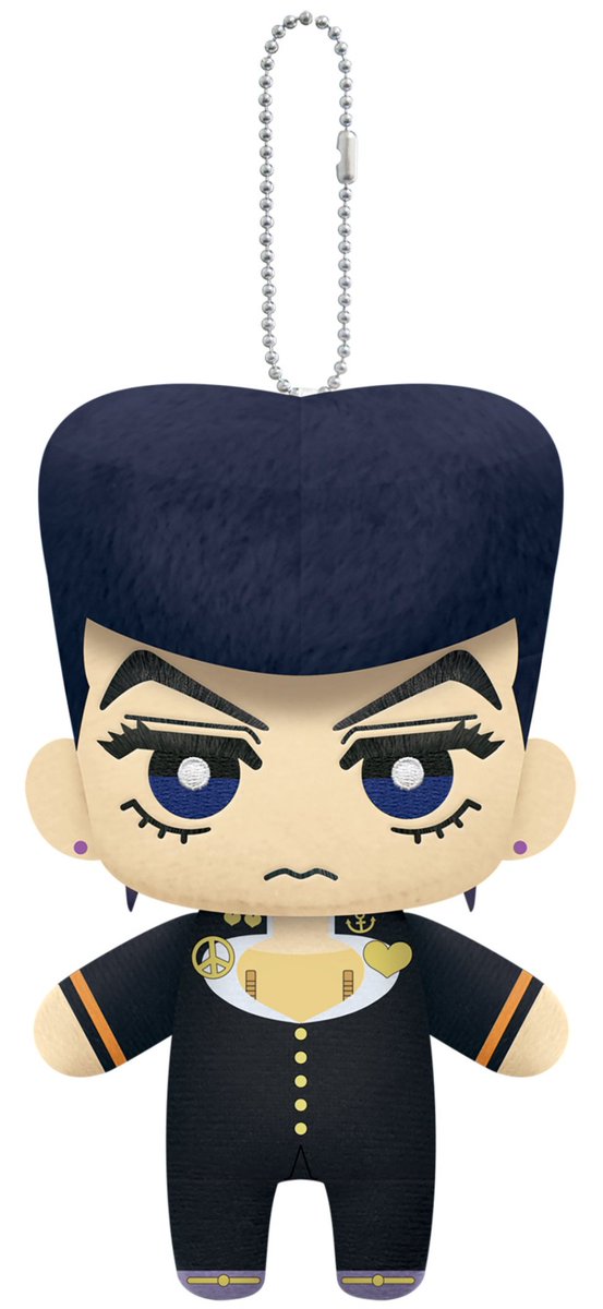 xxmlgswaggerzxx's tweet photo. im so fucking mad that okuyasu doesnt have one of these plushies but literally the entire fucking cast of golden wind does like this is just ridiculous i hate everything https://t.co/XjDwBJ1g7b
