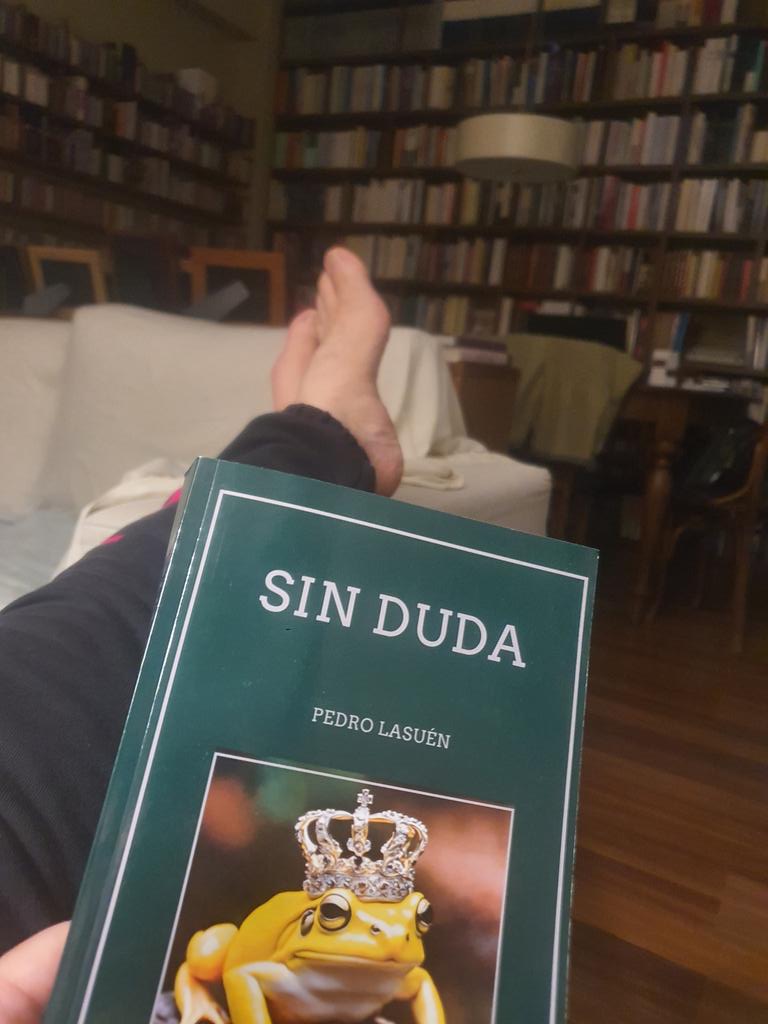euricocampano's tweet photo. Disfrutando estoy, cual gorrino en charca  como Ábalos en un bar de mulatas o como Pedro soñando que le nombran presidente de una III y criminal República 
No se pierdan el último thriller de mi compadre Pedro Lasuén
#Sinduda @pequeñaespaña https://t.co/3AMMPjrHWR