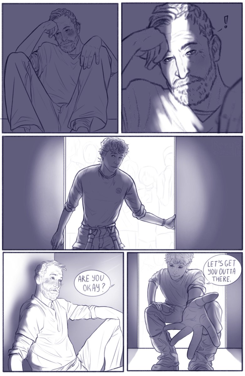 Evansolla_Rory's tweet photo. Of course, this is just a crooked sketch, but I love such AU so much that I couldn't resist..
(if you have links to similar fanfiction, please share them)
@jinguccii

#hucklerobby https://t.co/Y5pcbX3hjZ