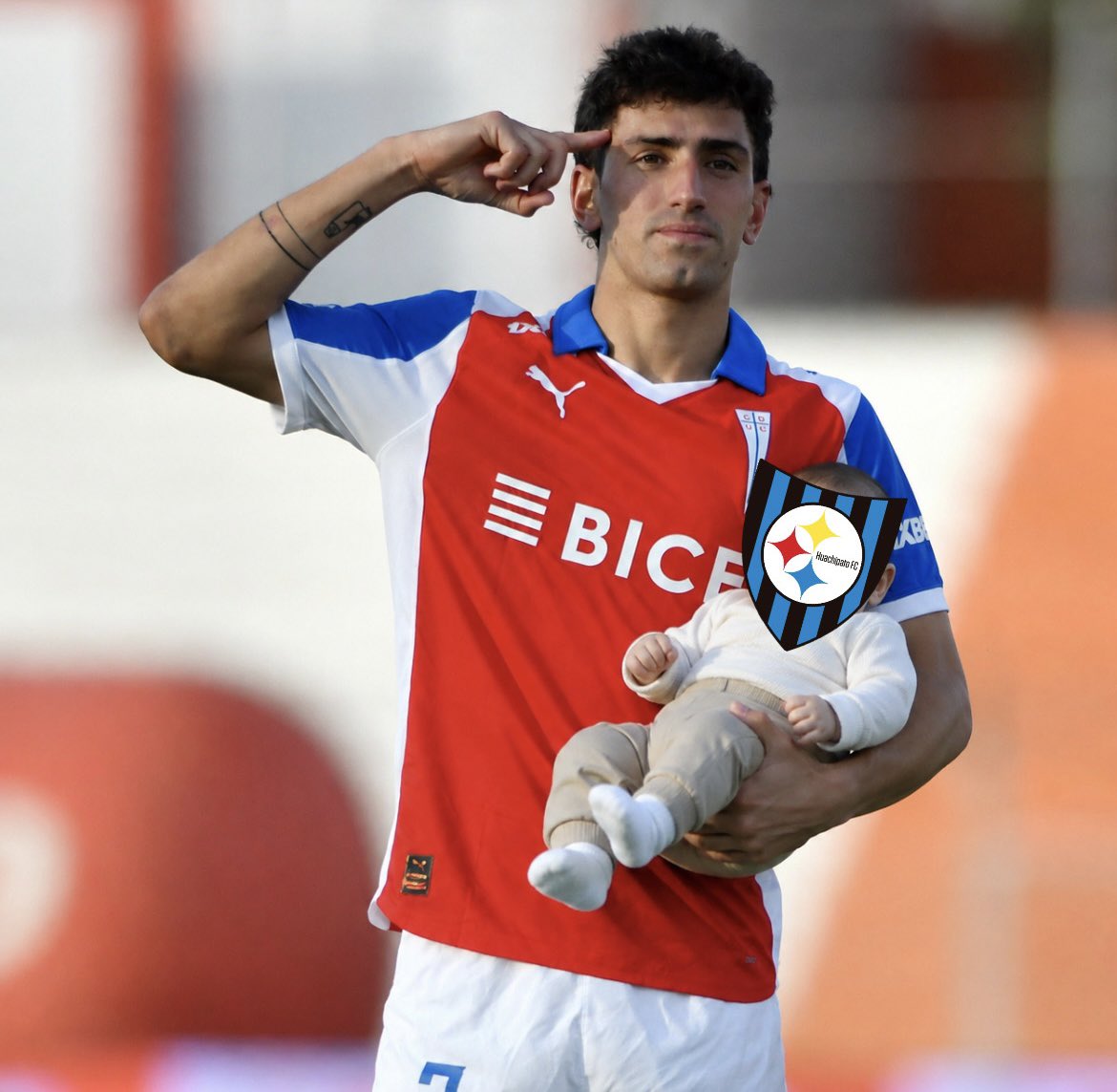 ivillasr's tweet photo. Giani papá de huachipato #LosCruzados https://t.co/HqXRccY3R4