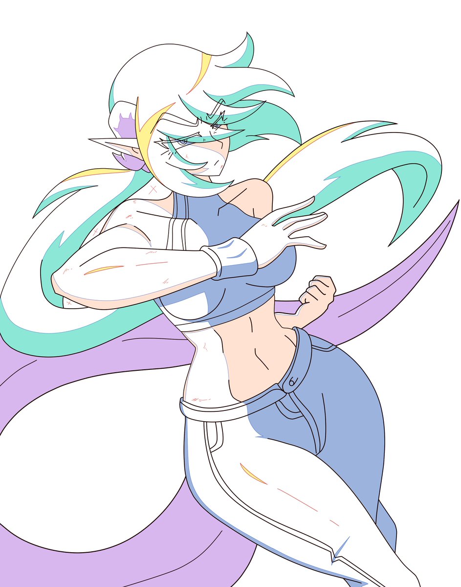 UnlikelyTurtle's tweet photo. Genga practice of Sophie so I can get ready to animate again 😌 https://t.co/w1XBzCqzai