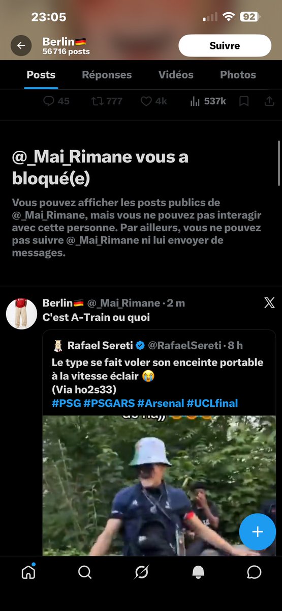 harissapromax's tweet photo. @_Mai_Rimane @sami_tns7 Grosse salope que t’es 😂😂😂😂😂 pk tu stresses https://t.co/DqTxmFbbpC