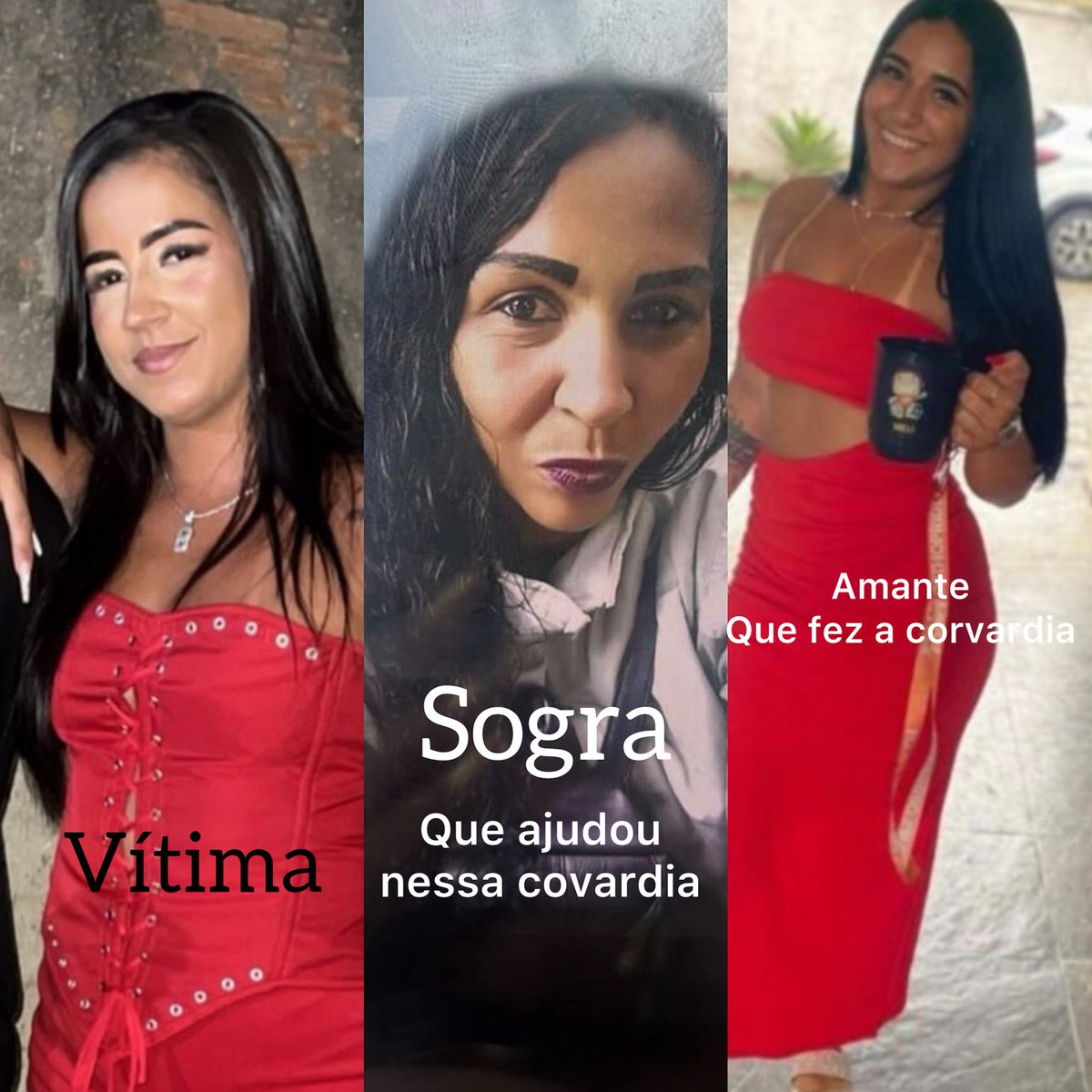 dailyfofocas's tweet photo. Covardia no Bato Murcho, em Jacarepaguá!

Segundo informações, a amante do marido e a sogra de Hayanna a esfaquear4m. As duas estariam aguardando Hayanna no portão de sua casa para cometer o ataque. Ela recebeu cerca de 20 facad4s

Hayanna está internada no Hospital Albert Schweitzer, passou por uma cirurgia e, felizmente, encontra-se estável.

Após o crime, a amante do marido e a sogra fugiram do local. Hayanna é mãe de dois filhos, que teve com o filho falecido da sogra.

A família de Hayanna pede justiça e que os responsáveis sejam devidamente punidos.