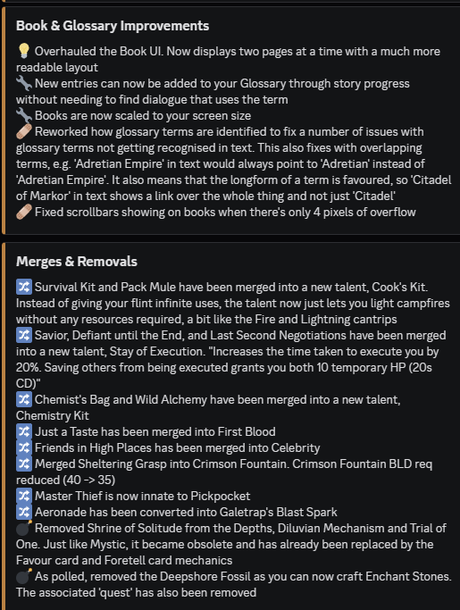 ‼️Here's a look at today's Deepwoken update! (Continued in replies, 1/2)