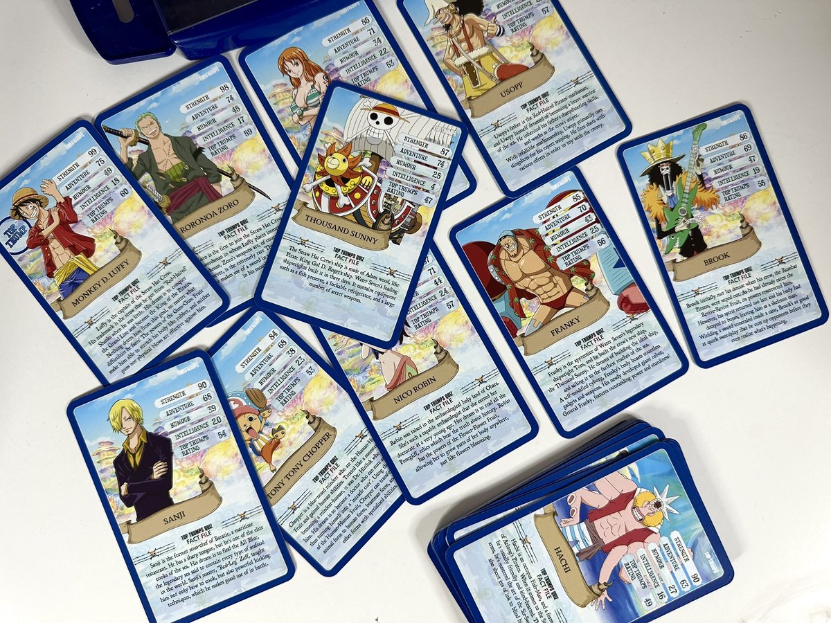 Top Trumps One Piece Card Game is here! 🃏 Currently available at