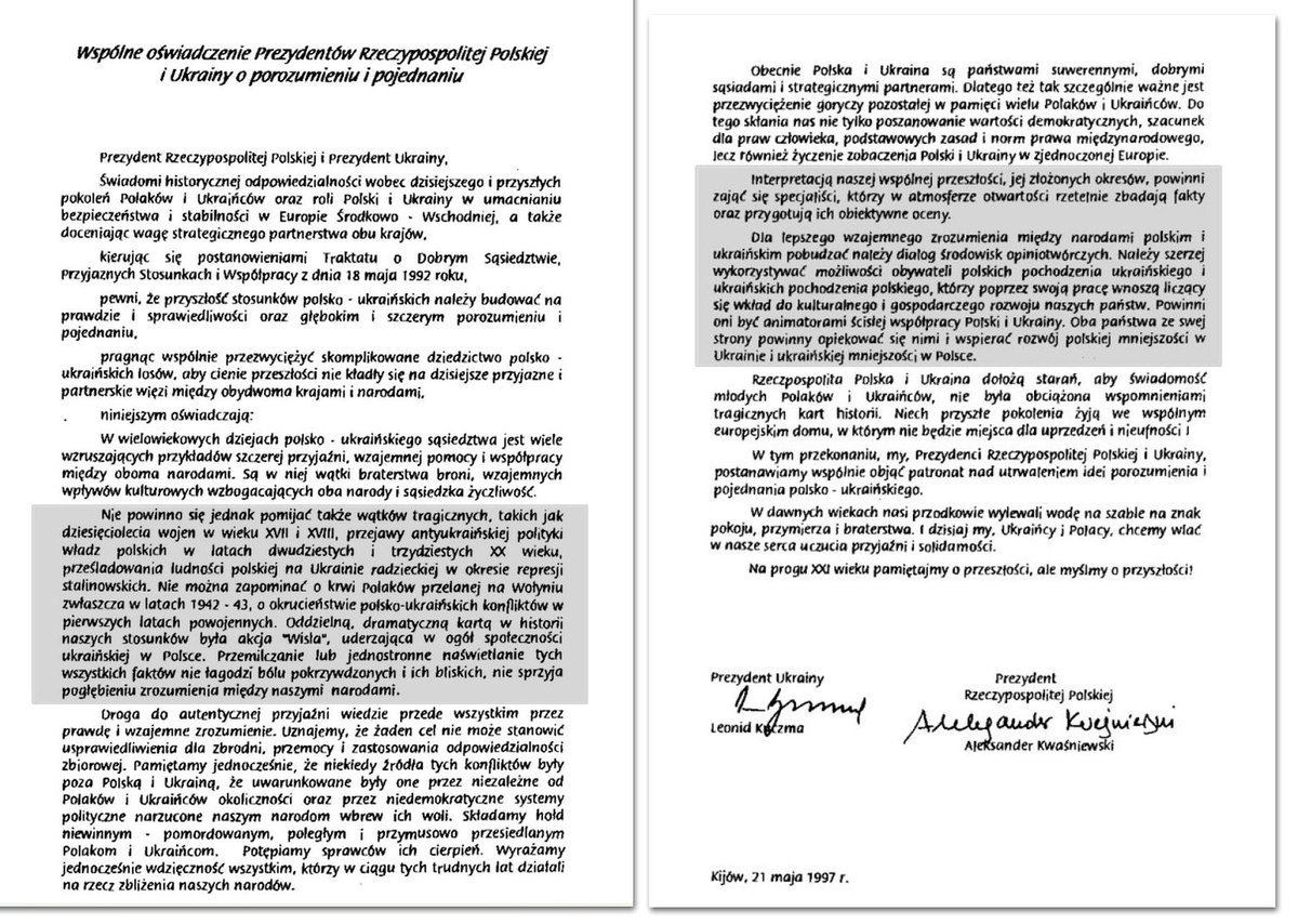 TyMeniNeBrat's tweet photo. Historia „Pojednania” – chronologia.
Jestem pewien, że zdecydowana większość osób, które dzisiaj tak głośno o tym dyskutują, nawet tego nie czytała.
Większość „znafcuf” pewnie i teraz nie przeczyta.
Zamieszczam całość w jednym miejscu – żeby było.
Kiedyś może się przydać. Dzisiaj – raczej nie. 
Zbyt wielu politykierów, trolli, agentury i pospolitych idiotów rzuciło się w atak histerii. 
Spokojnie to przeczekamy.

Pozostawiam bez własnych komentarzy. Zaznaczyłem tylko najważniejsze fragmenty.  Kto potrafi myśleć samodzielnie i nie ma klapek na oczach – zrozumie. 
Kiłka slow od siebie - w ostatnim komentarzu tej nitki.