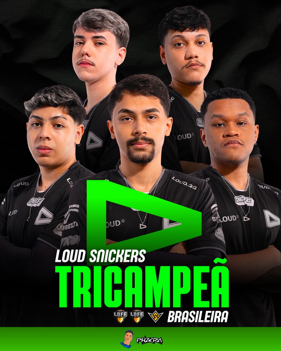 PHZERAW's tweet photo. A LOUD É TRICAMPEÃ BRASILEIRA!!!

Trap: "Quem bate muitas vezes na trave, um dia será campeão" https://t.co/fqx0hxXq5g