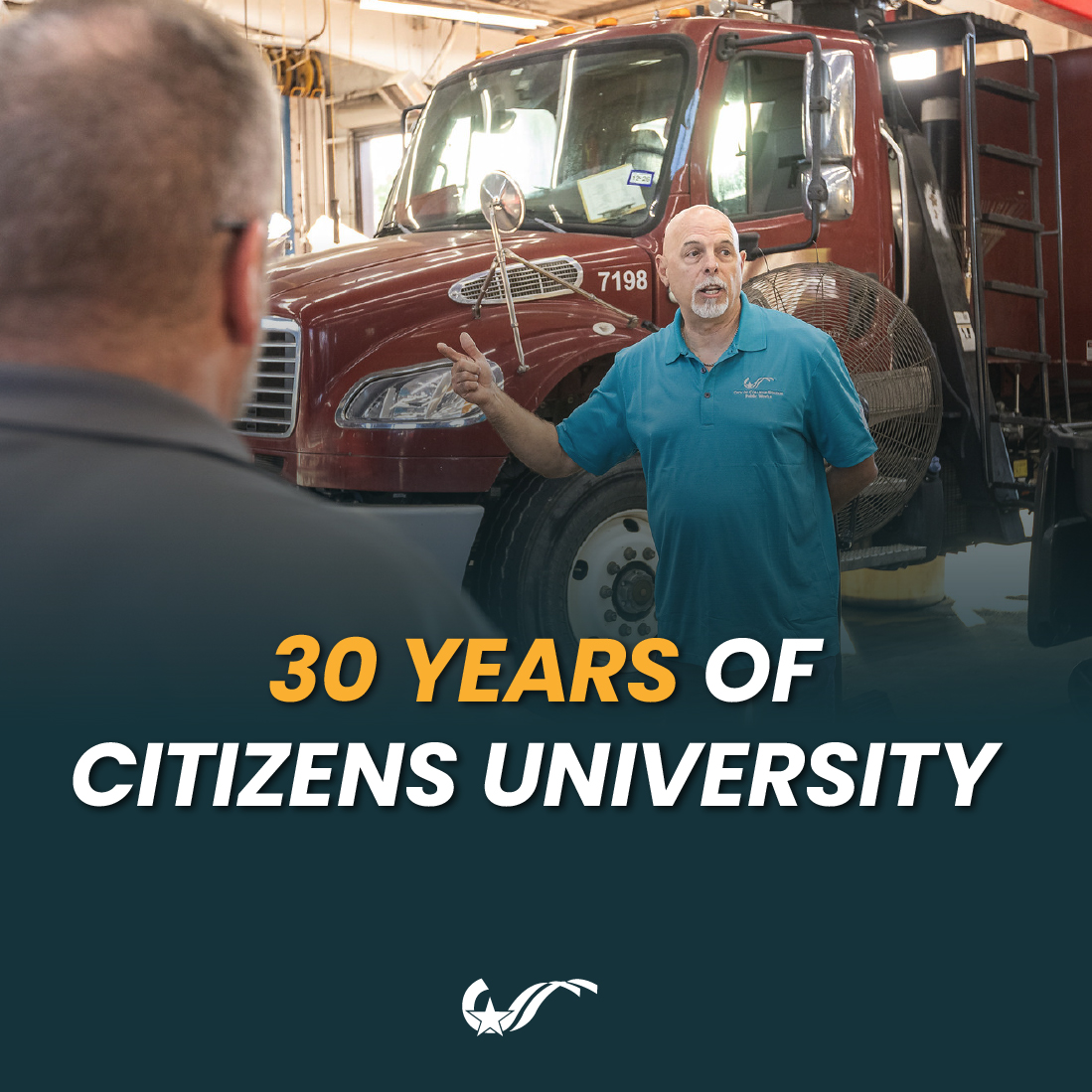 CityofCS's tweet photo. The City of College Station recently celebrated the graduation of the 30th Citizens University class, marking three decades of connecting residents with the people, services, and decisions that shape our community. 🎓

Read mores: //issuu.com/cocs/docs/i_heart_cs_-_may_2026/16 https://t.co/JvavGWtW9C