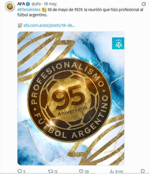 EllGuce's tweet photo. @afa pero ya subieron casi exactamente lo mismo el 18 de mayo que es la fecha que se conmemoró el 95 aniversario.

ya pasó loco🤣🤣🤣 https://t.co/LANrld9MQL